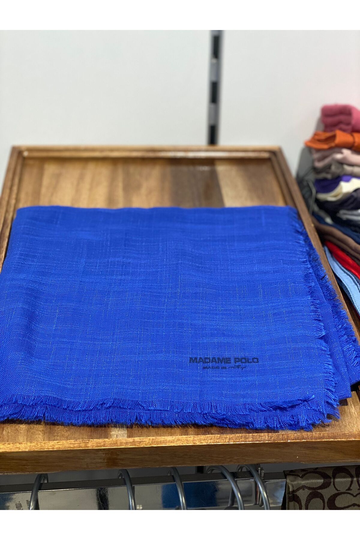 Perla Scarf & More Madam Polo Dörtlü Çekme Yazma
