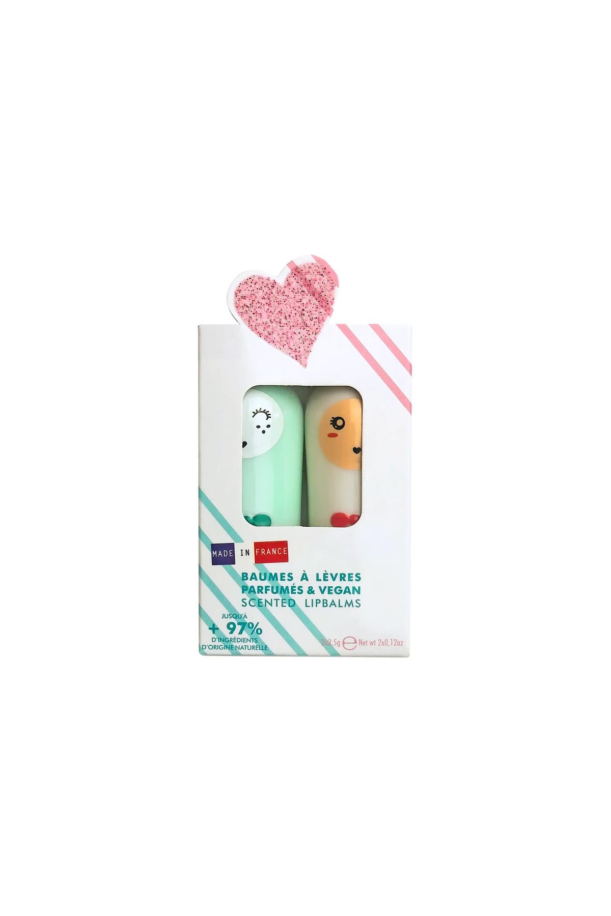 Inuwet - PASTEL SWEET DUO LIPBALM 2'Lİ DUDAK NEMLENDİRİCİ SETİ
