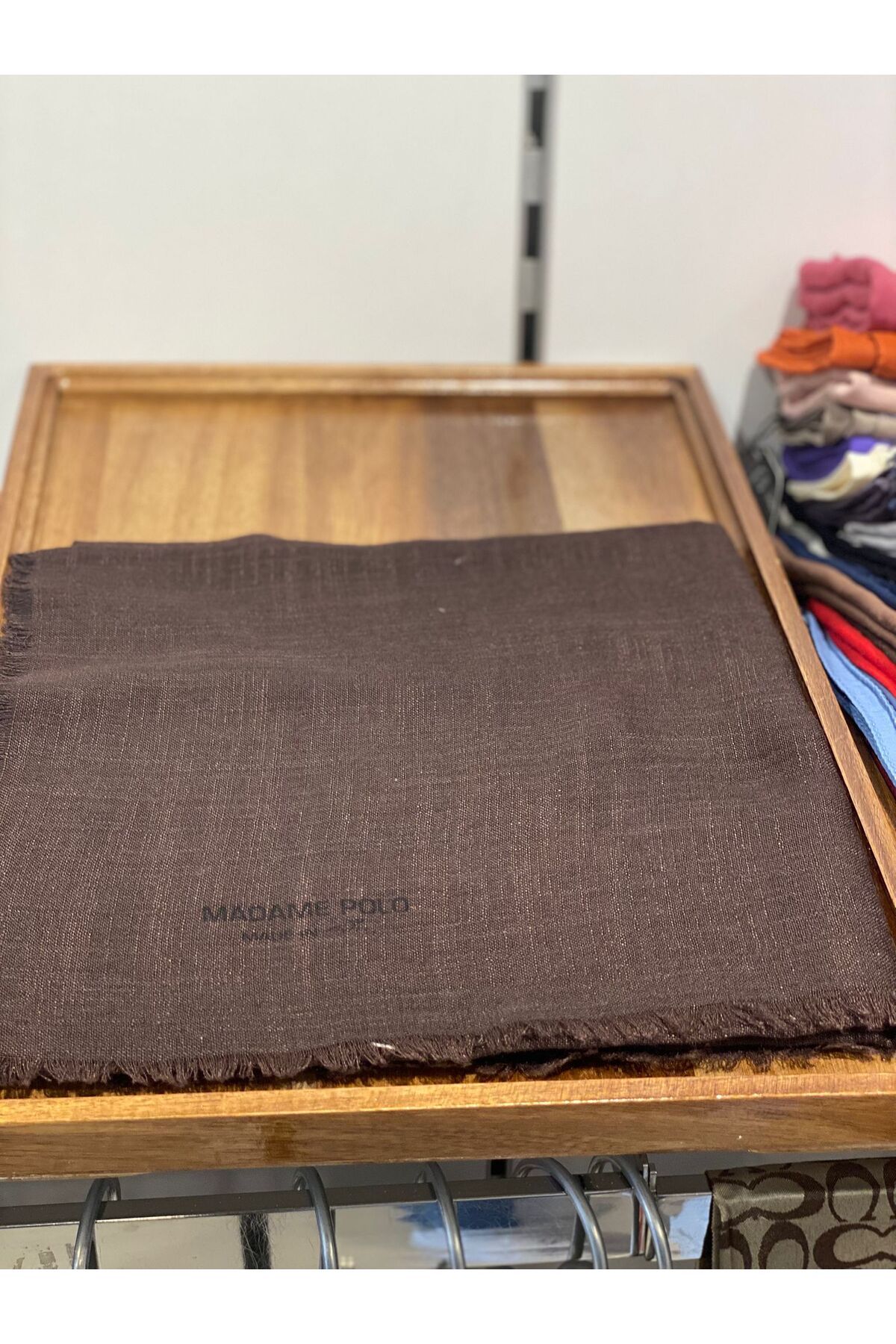 Perla Scarf & More Madam Polo Dörtlü Çekme Yazma