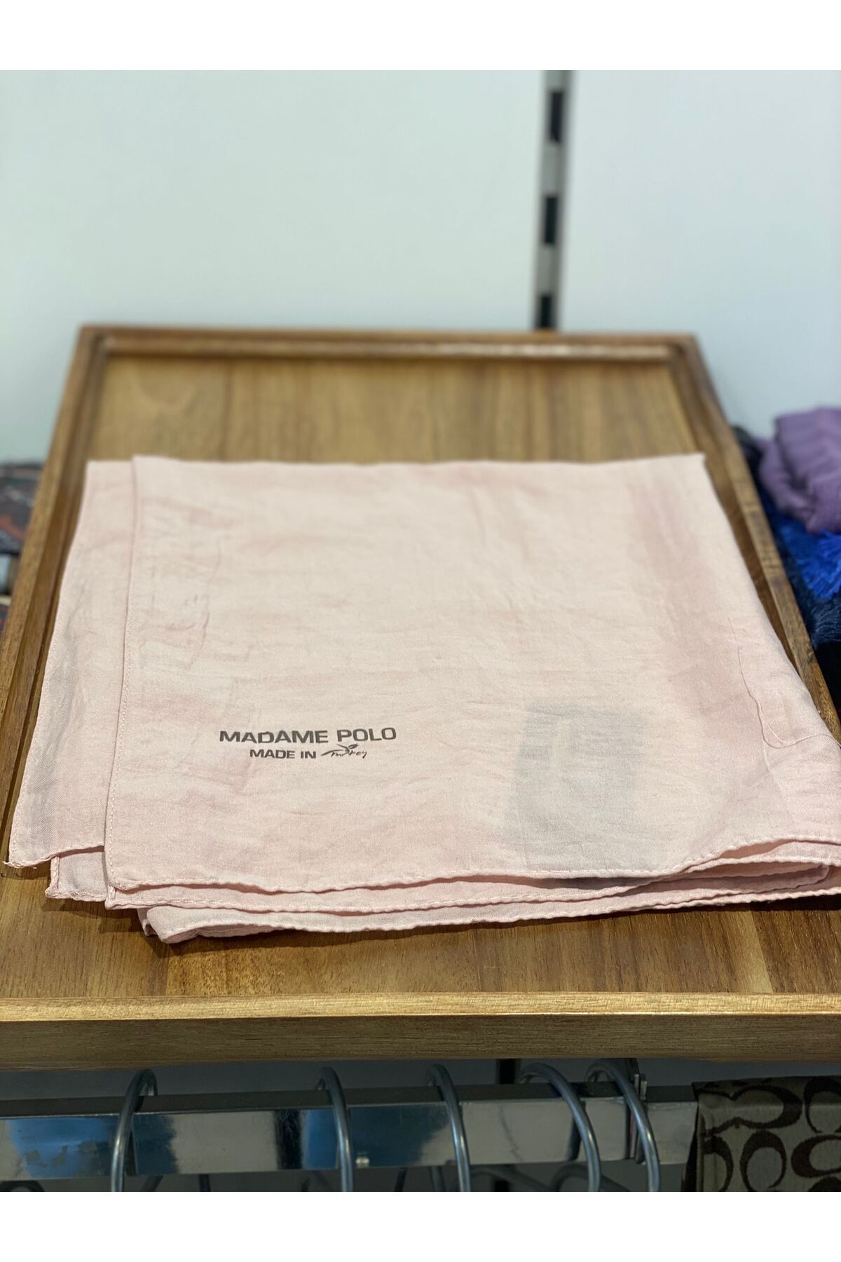 Perla Scarf & More Madam Polo Star Caz Kare Eşarp