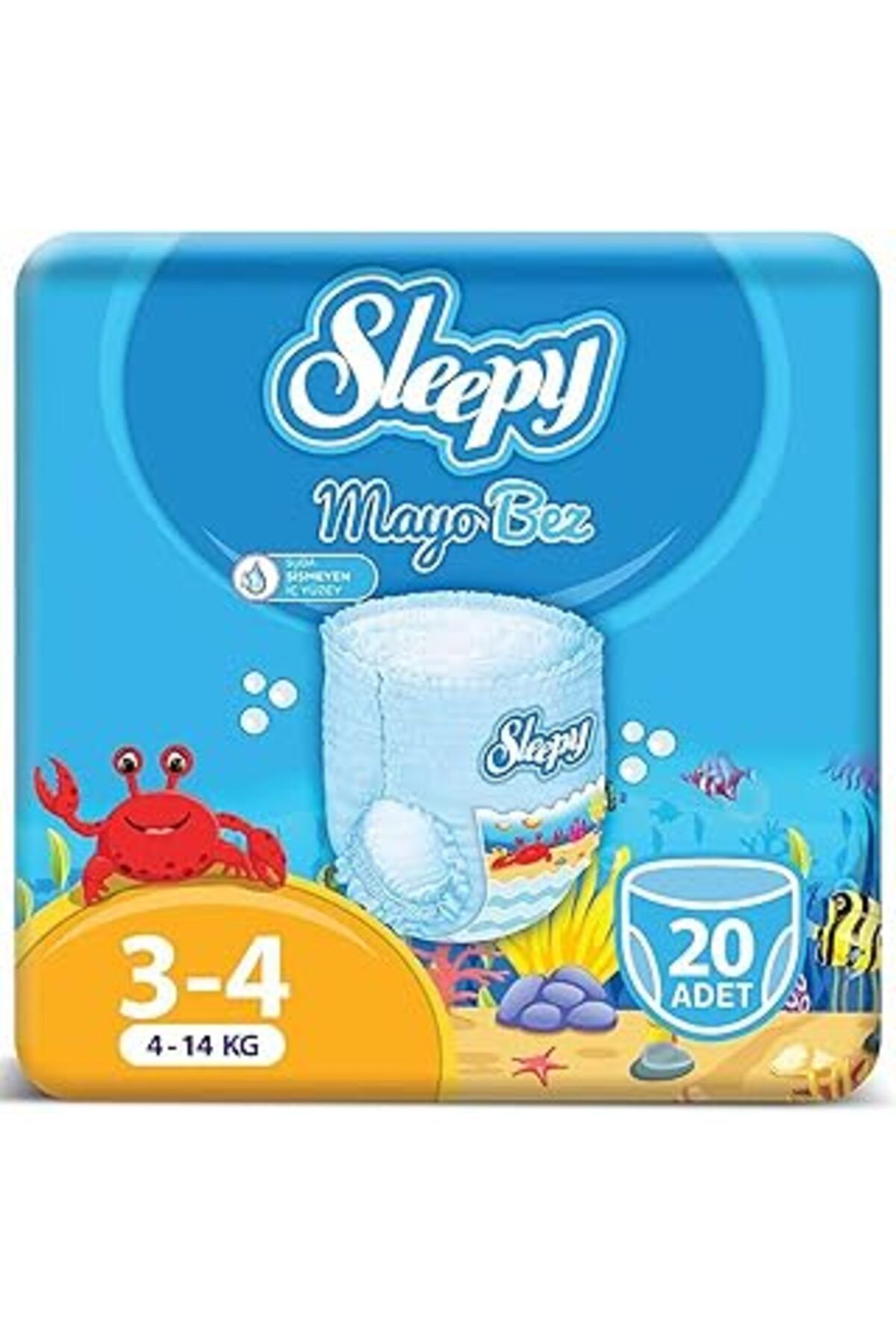 NZM TİCARET Sleepy 4 Numara Maxi Mayo Külot Bez (1 X 20 Adet)