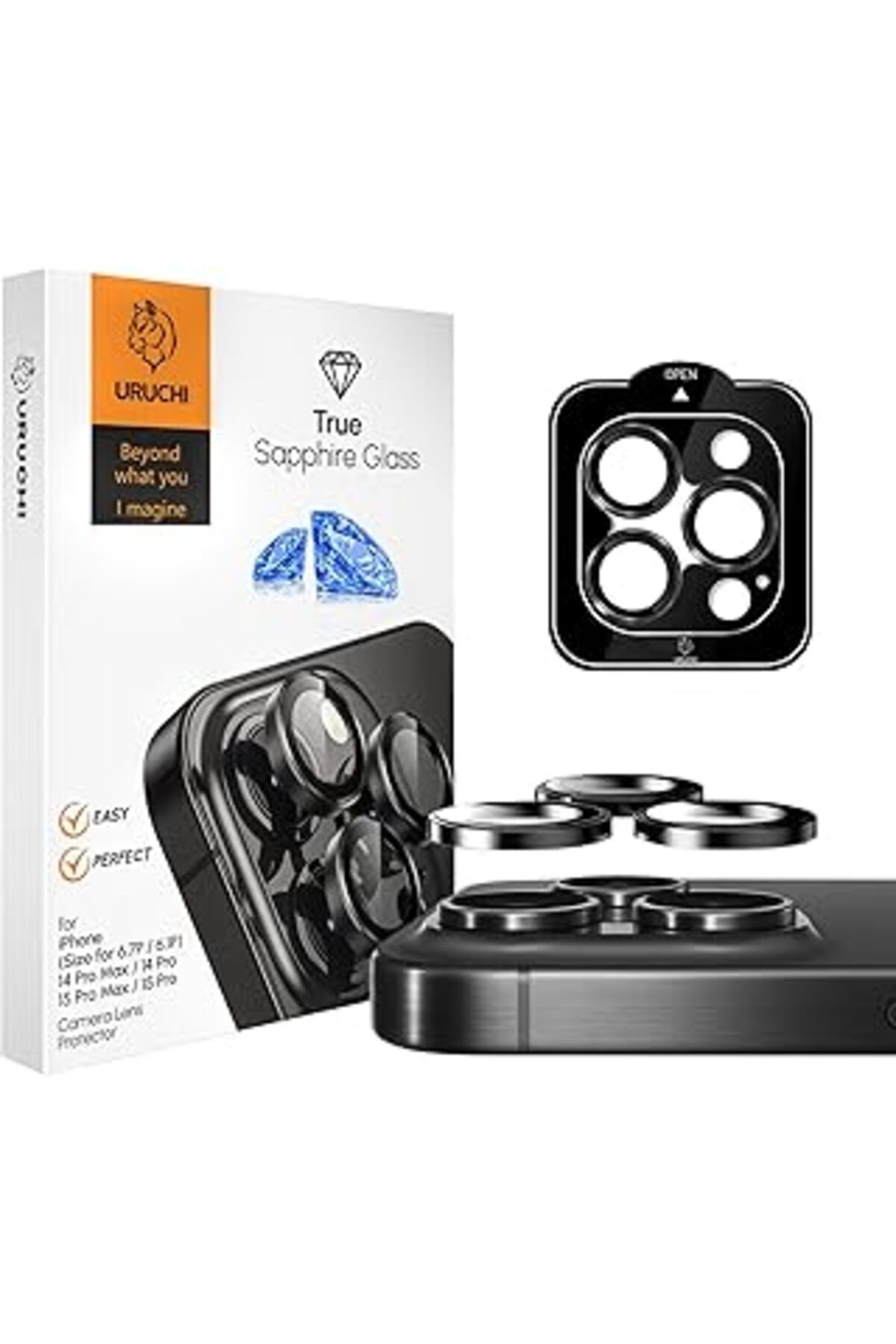 Pazarcan Uruchi Apple Iphone 16 Pro Max / 16 Pro / 15 Pro Max / 15 Pro / 14 Pro Max / 14 Pro Safir Premium