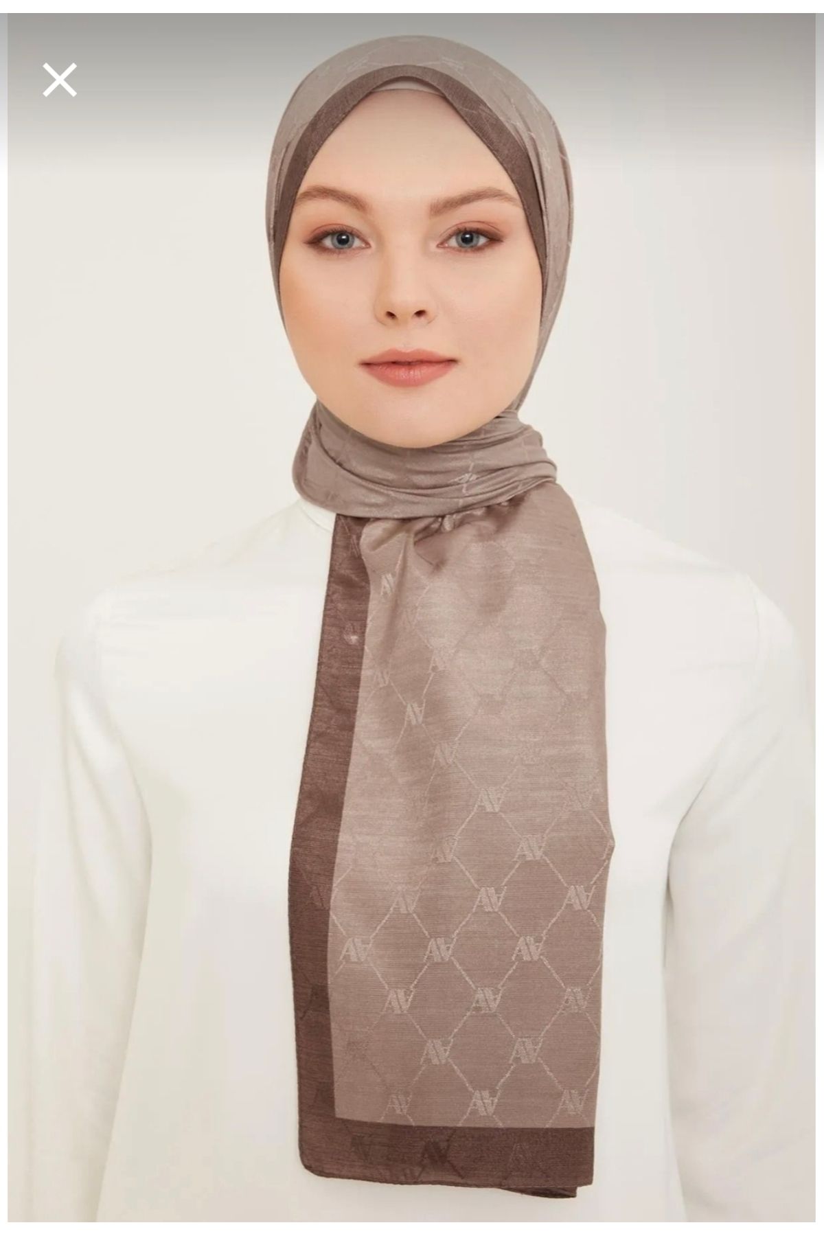 Cikozone Armine Trend Monogram Şal