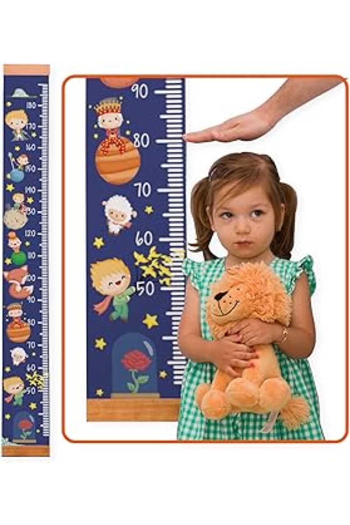 Mu Art Küçük Prens Tasarımlı Odası Duvar Boy Ölçüm Cetveli