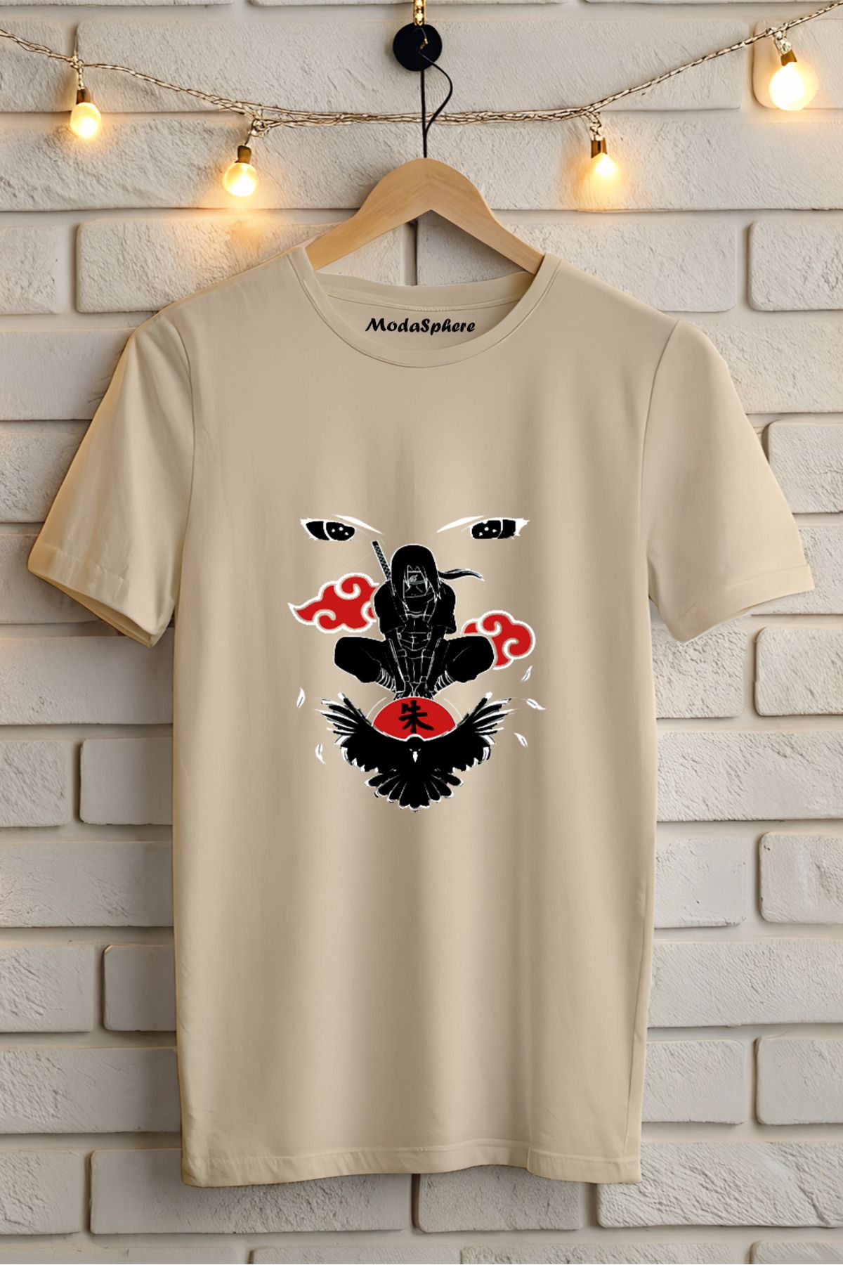 ModaSphere Baskılı Unisex Oversize Tişört Battal Boy