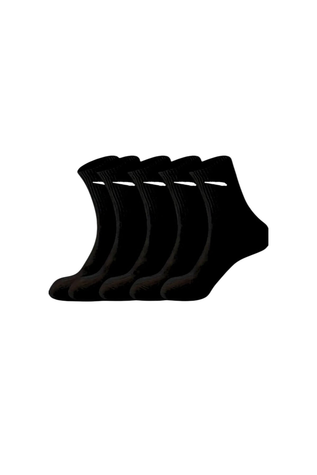 GRİMNİR SOCKS 4 Çift Unisex Tikli Kısa Tenis Soket Çorap