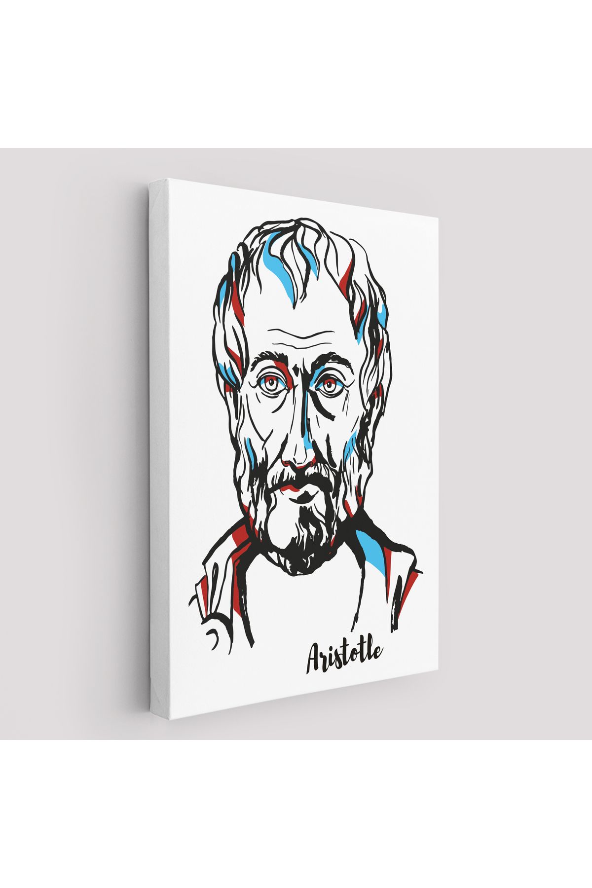 Doğal Bizden DB Aristoteles Dekoratif Kanvas Tablo-5919
