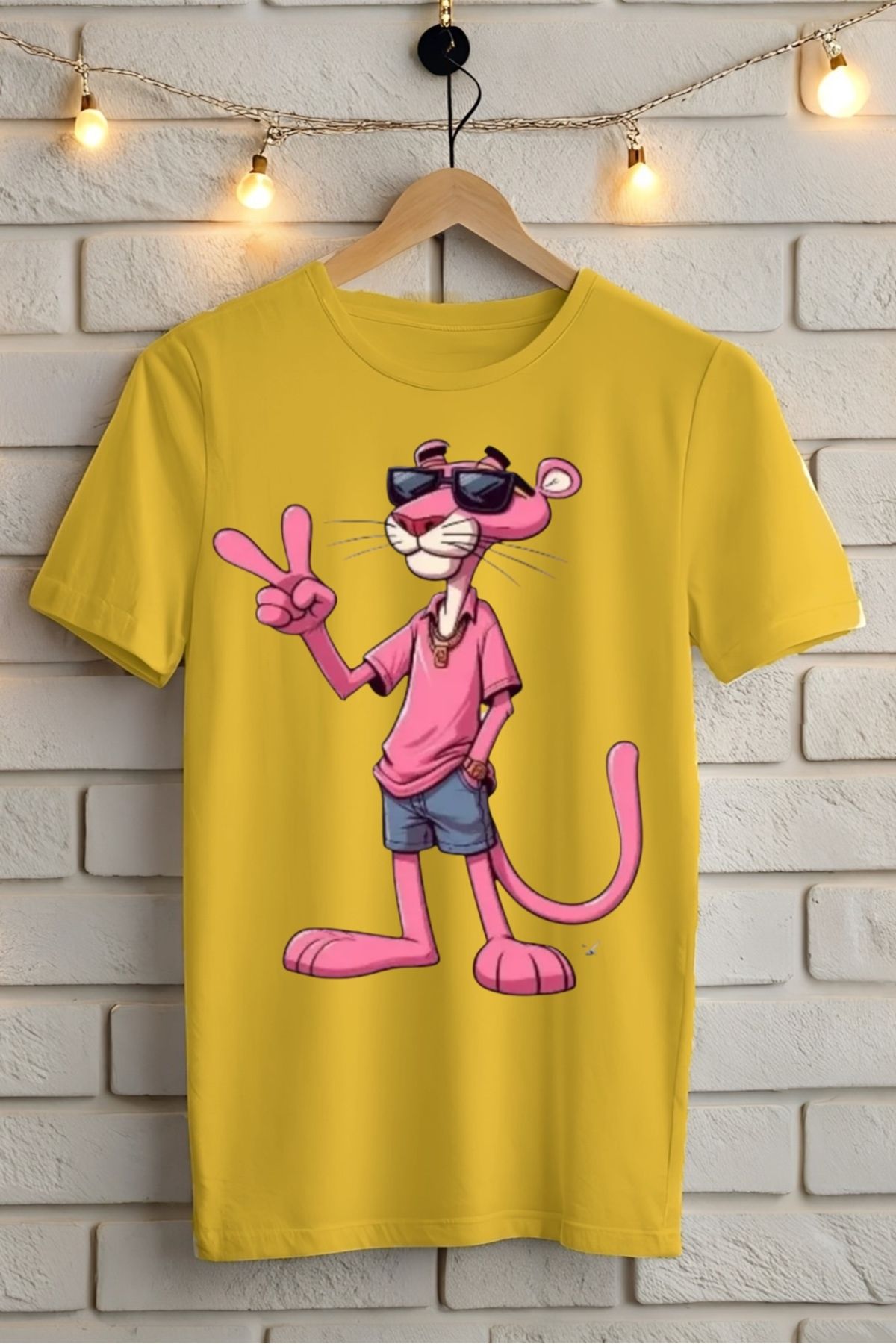 ModaSphere Baskılı Unisex Oversize Tişört Battal Boy