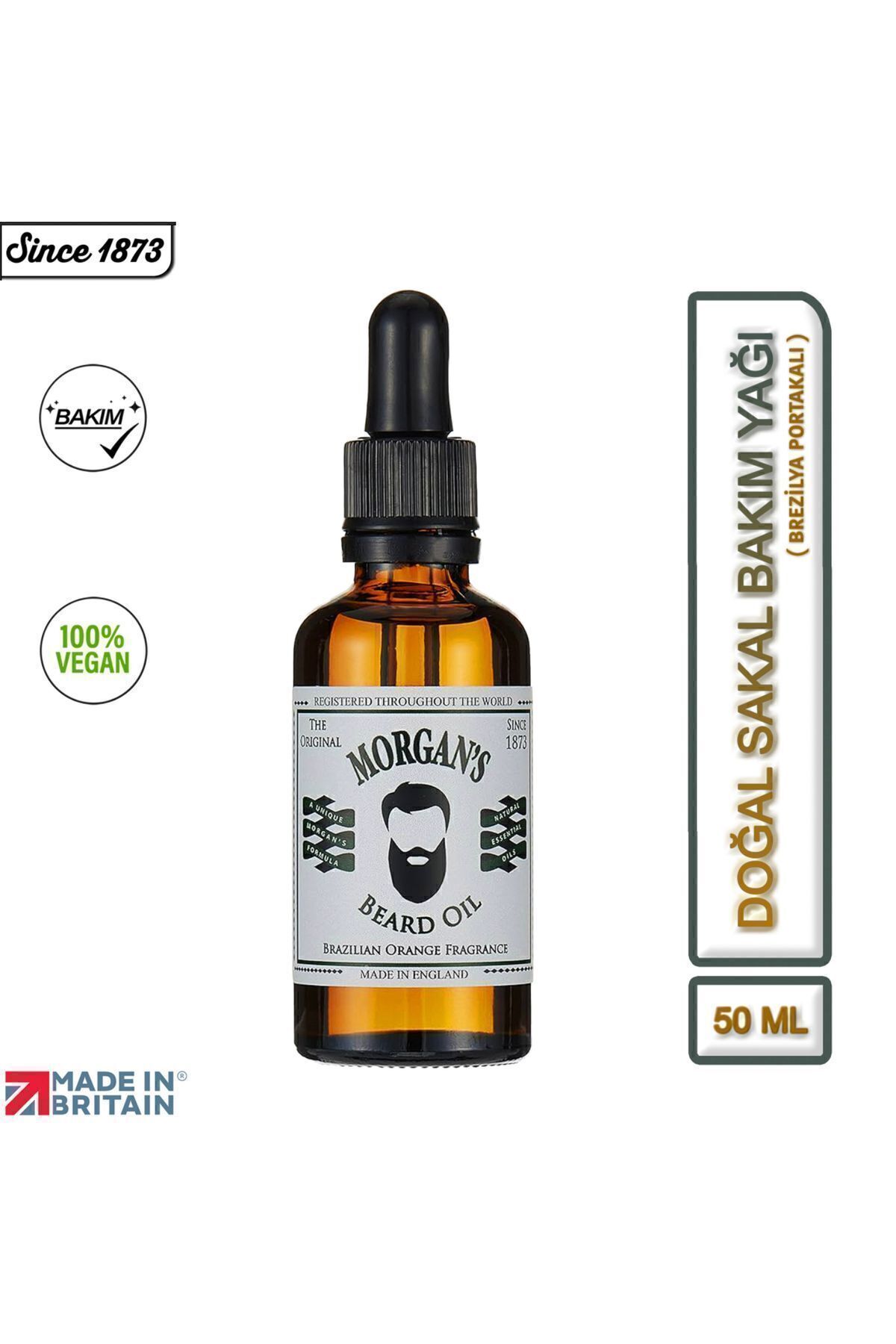 Beard Oil - Brezilya Portakal Özlü Sakal Yağı 50ml — MRG000201 — تصویر 6 از 7