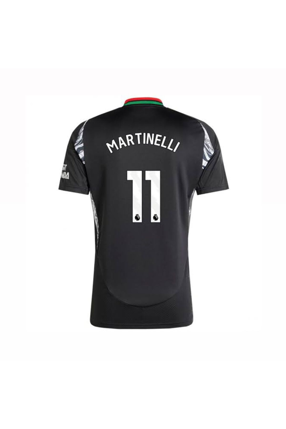 FRAGOLA A.r.s.e.n.a.l 2024/25 Yeni Sezon Gabriel Martinelli Deplasman Forması (BLACK)
