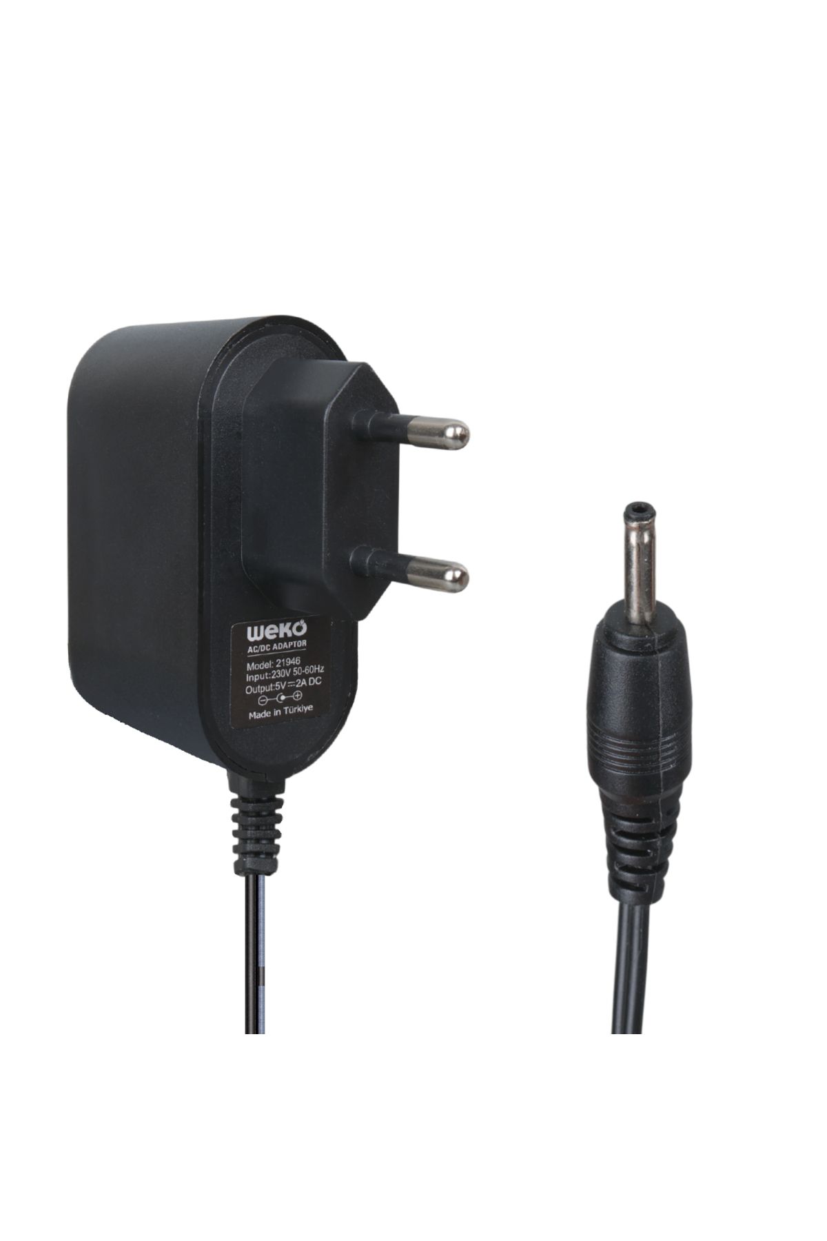 Findit 5 VOLT - 2 AMPER 2.5*0.7 İNCE UÇ YERLİ ÜRETİM PRİZ TİPİ TABLET PC ADAPTÖRÜ (2818)