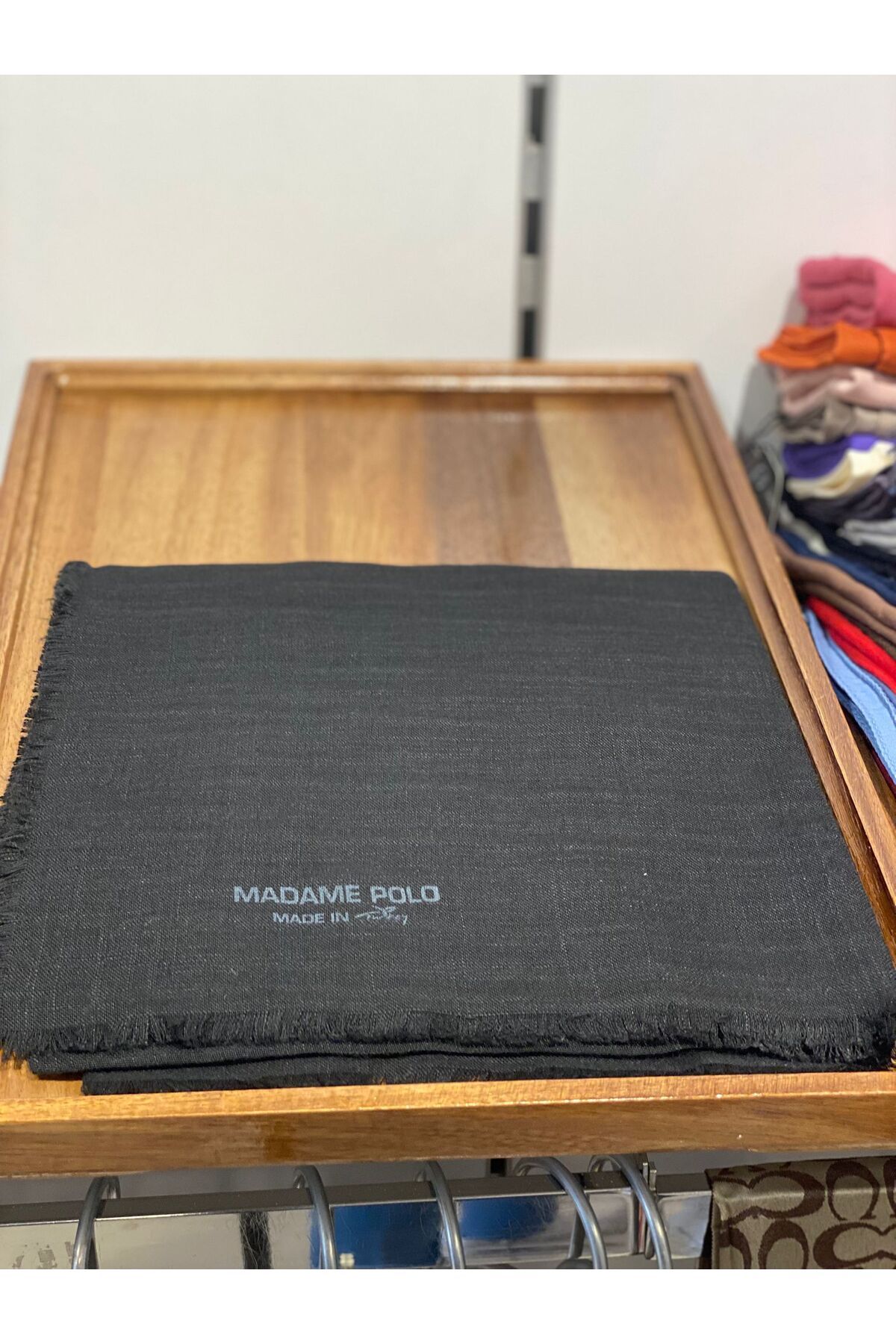 Perla Scarf & More Madam Polo Dörtlü Çekme Yazma