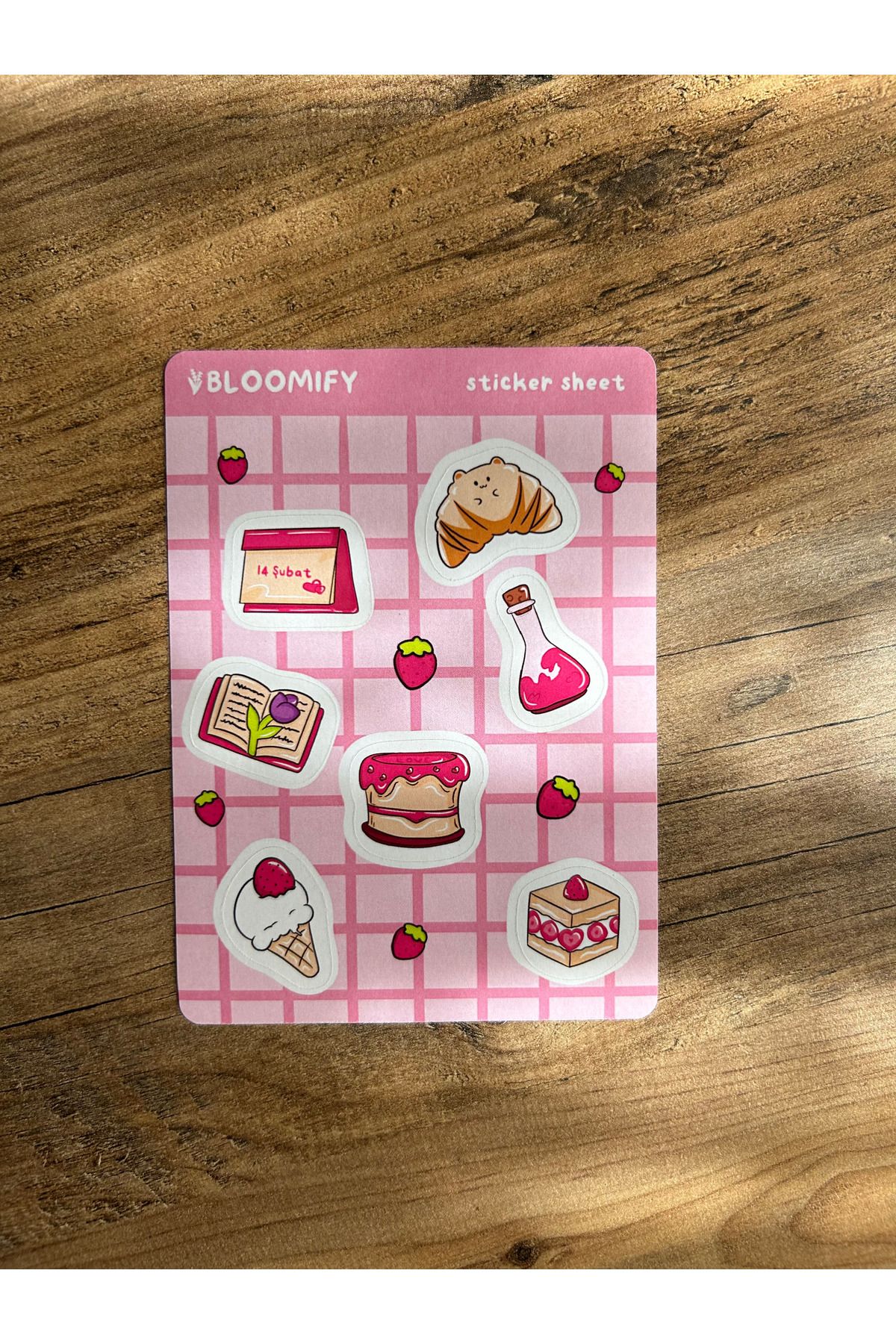 Bloomify 4’lü Sticker Sayfası Seti – Tatlı, Motive Edici ve Estetik Çıkartma Koleksiyonu
