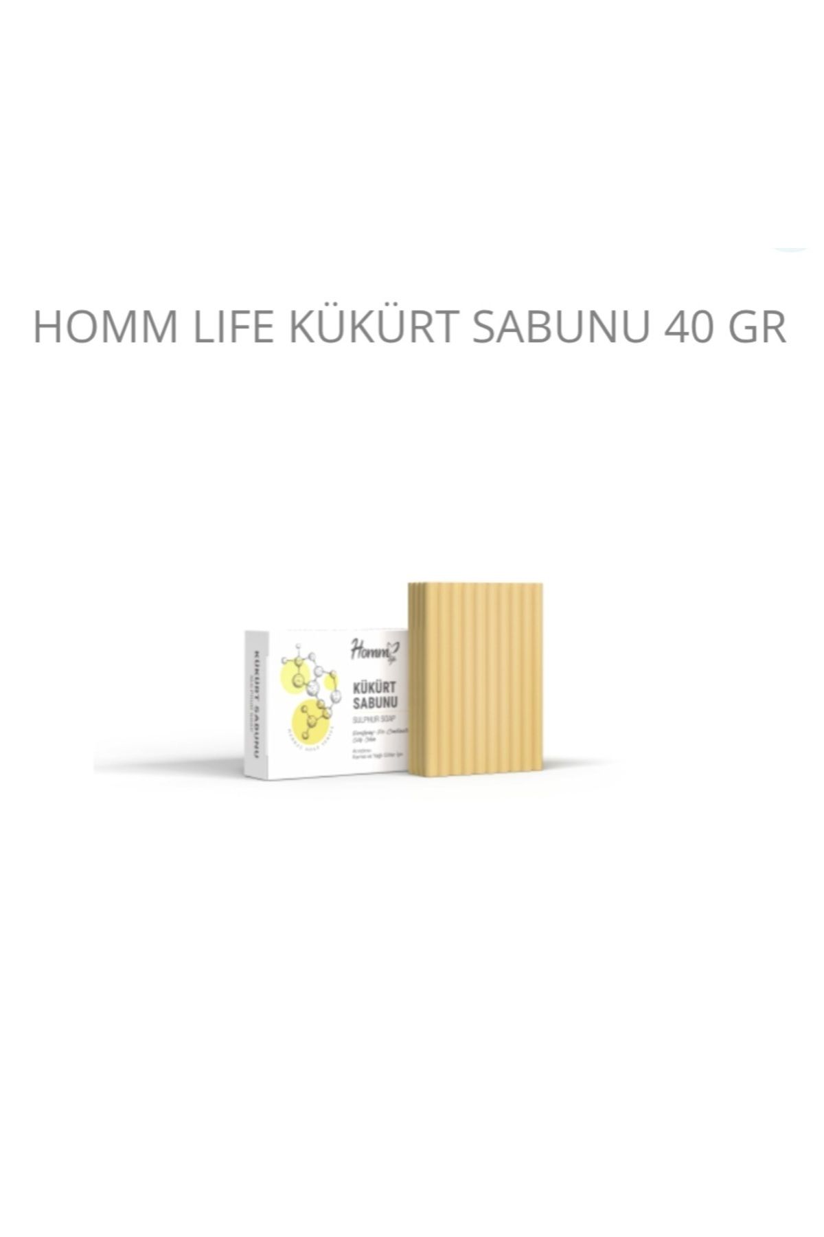 Homm Life kükürt sabunu