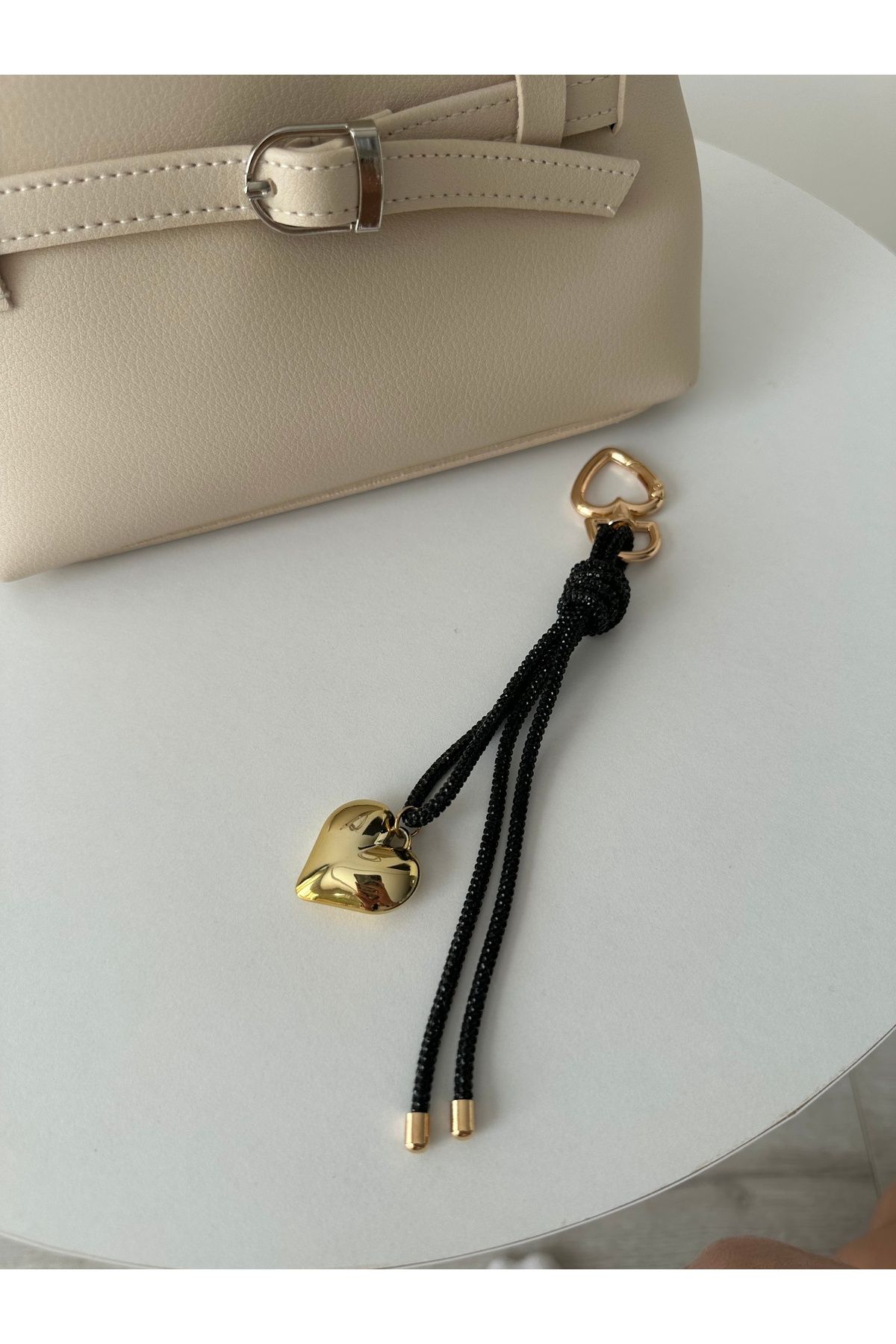 Vina Bag Kristal Taşlı Çanta Charmı ve Anahtarlık