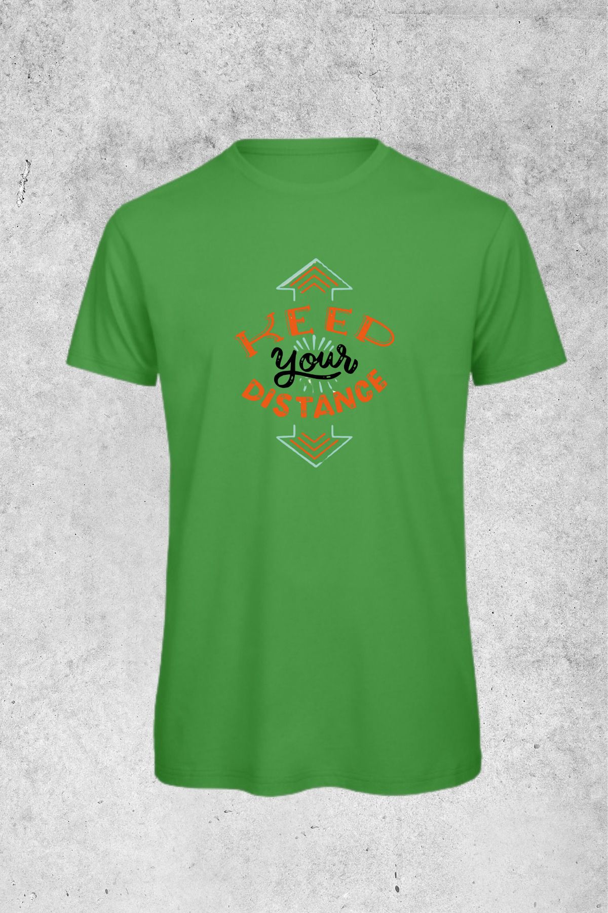 MOLICO BASİC unisex sıfır yaka kısa kollu KEED baskılı tshirt