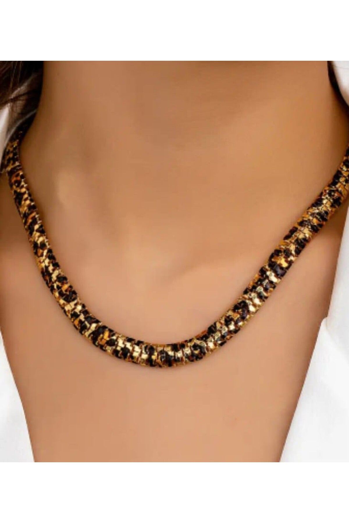 elyius 2025 MODA LEOPAR SERİSİ KOLYE