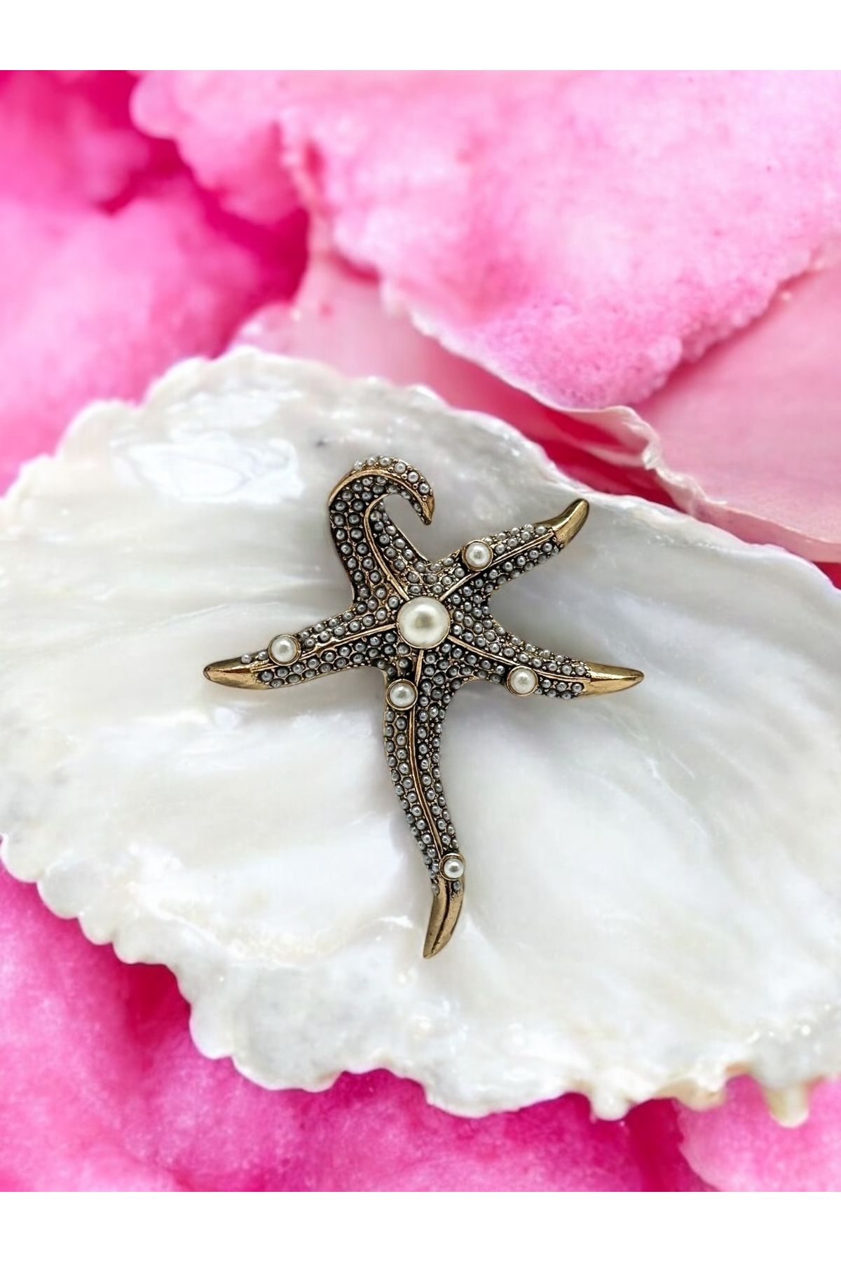 FUYA JEWELLERY Deniz Yıldızı Broş