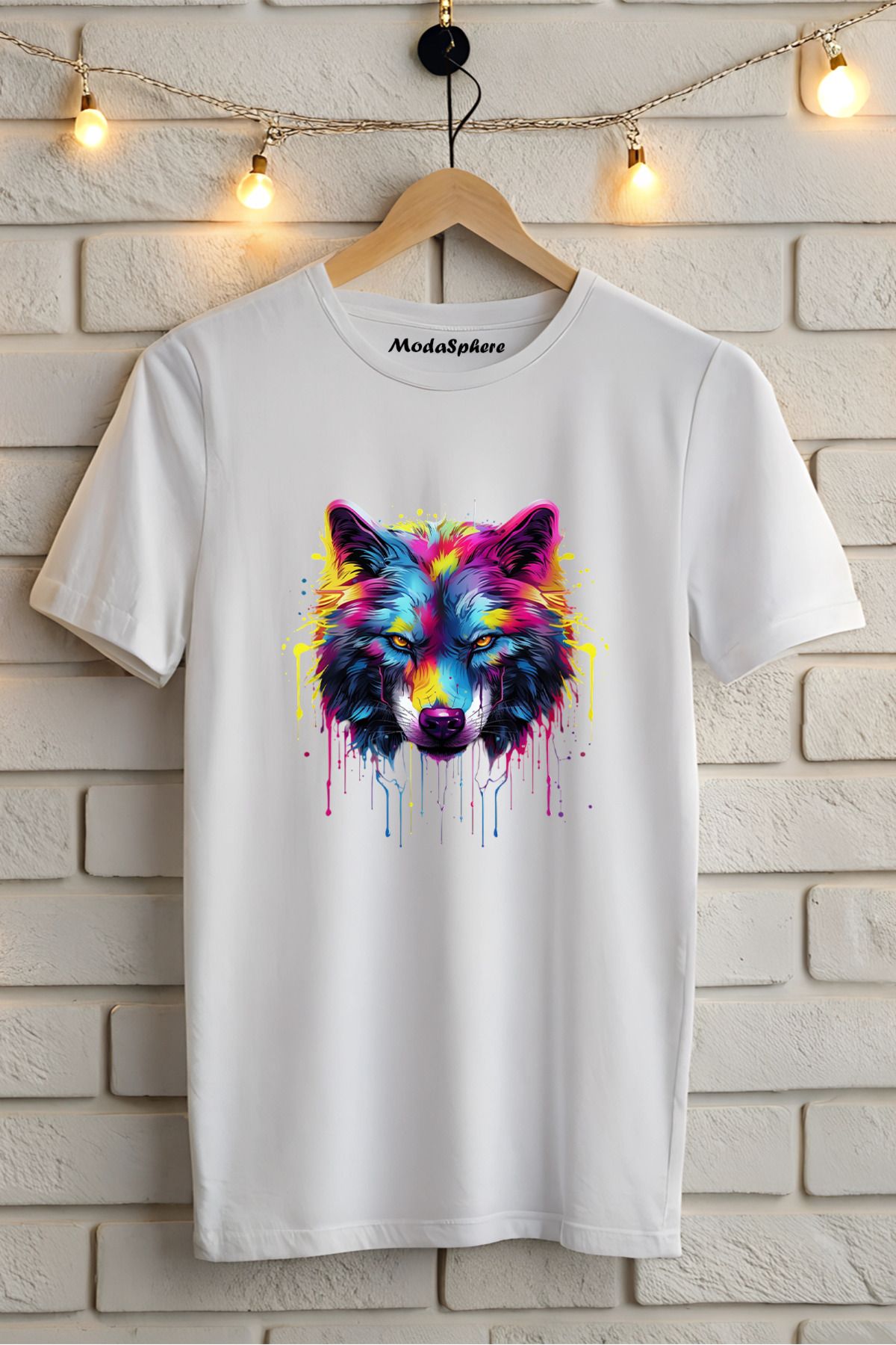 ModaSphere Baskılı Unisex Oversize Tişört