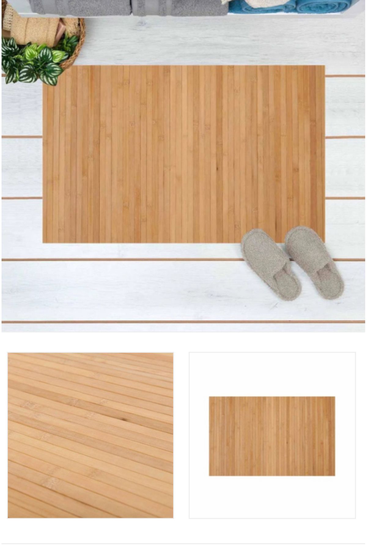 Manga Bambu Banyo Yer Paspası