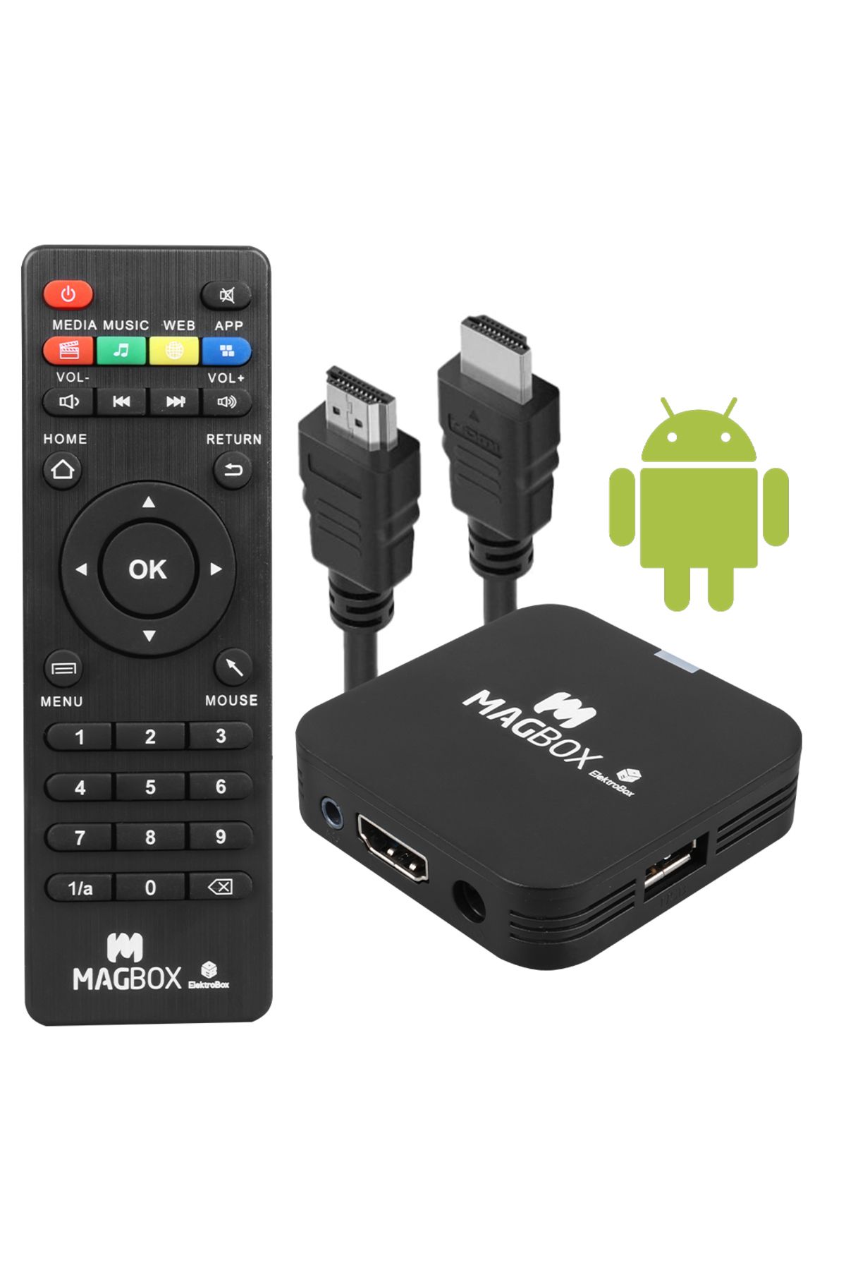 Light up MAGBOX ELECTROBOX 2 GB RAM H313 İŞLEMCİ 16 GB HDD 4K ULTRA HD ANDROID BOX