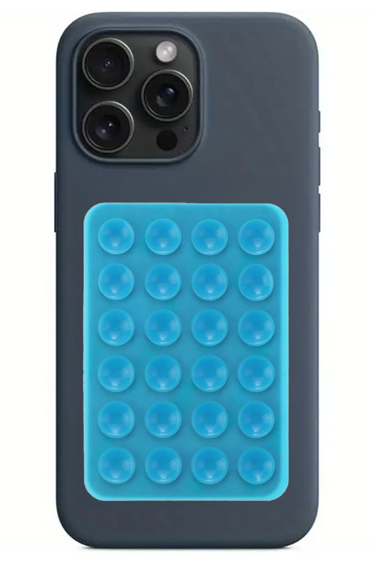 İstemen Yeter Silikon Vakumlu Telefon Tutucu, Cep Telefonu için Silikon Yapışkanlı, Kaymaz Vantuz Telefon Tutucu