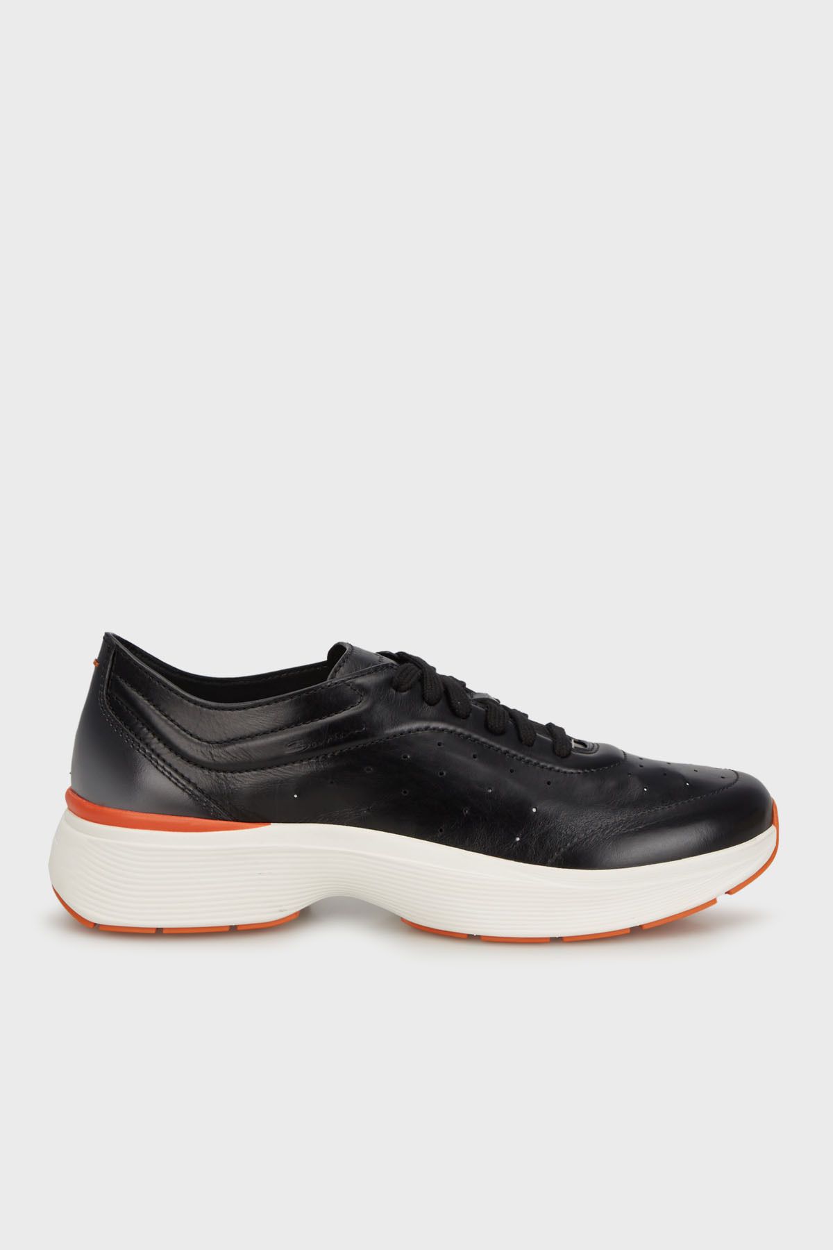 Santoni Logolu Hakiki Deri Kalın Tabanlı Sneaker Ayakkabı Erkek AYAKKABI MBBC22070BARTOILN01