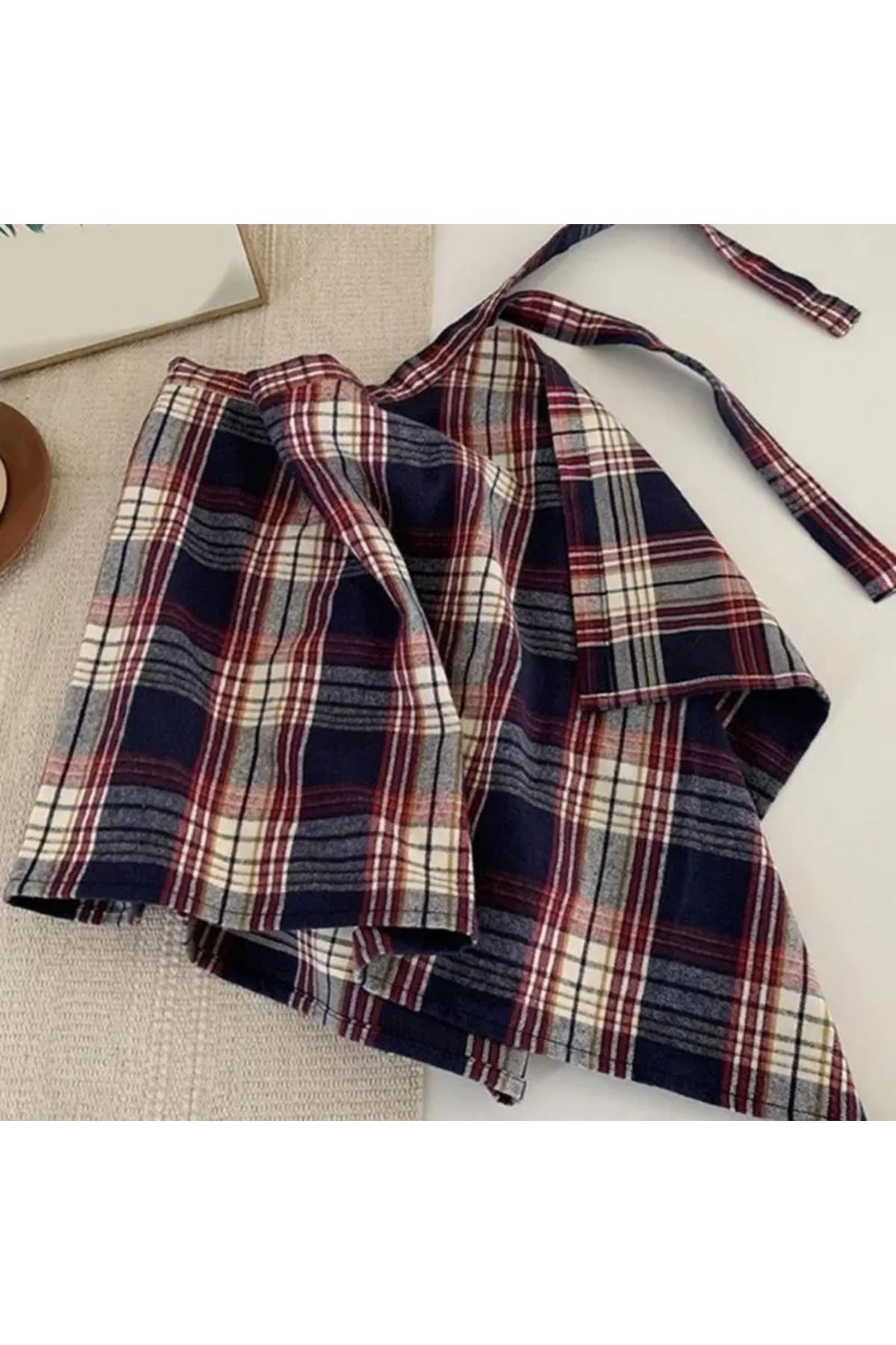 stilim trend Vintage Harajuku Ekoseli Gömlek Genişletici Hong Kong Tarzı Etek