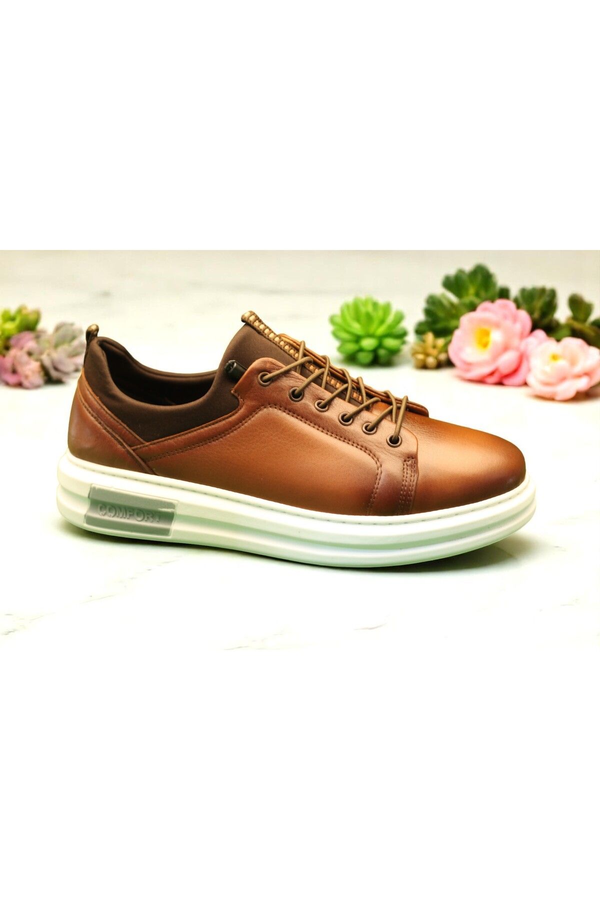 Philia Shoes Lacivert Hakiki Deri Erkek Slip-On Ayakkabı | Poli Taban – Rahat Kalıp – Günlük Kullanım