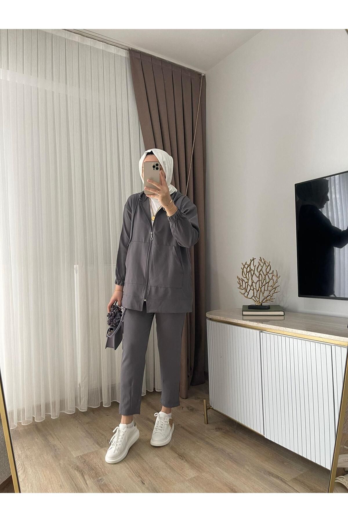 MEYSADESİGN Meyra İkili Takım Antrasit