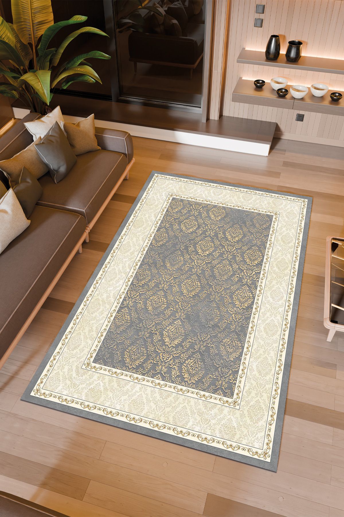 Halıcıoğlu home Dijital Baskı Makinede Yıkanabilir Kaymaz Taban Salon Halısı Yatak Odası Halısı & Yolluk Modelleri
