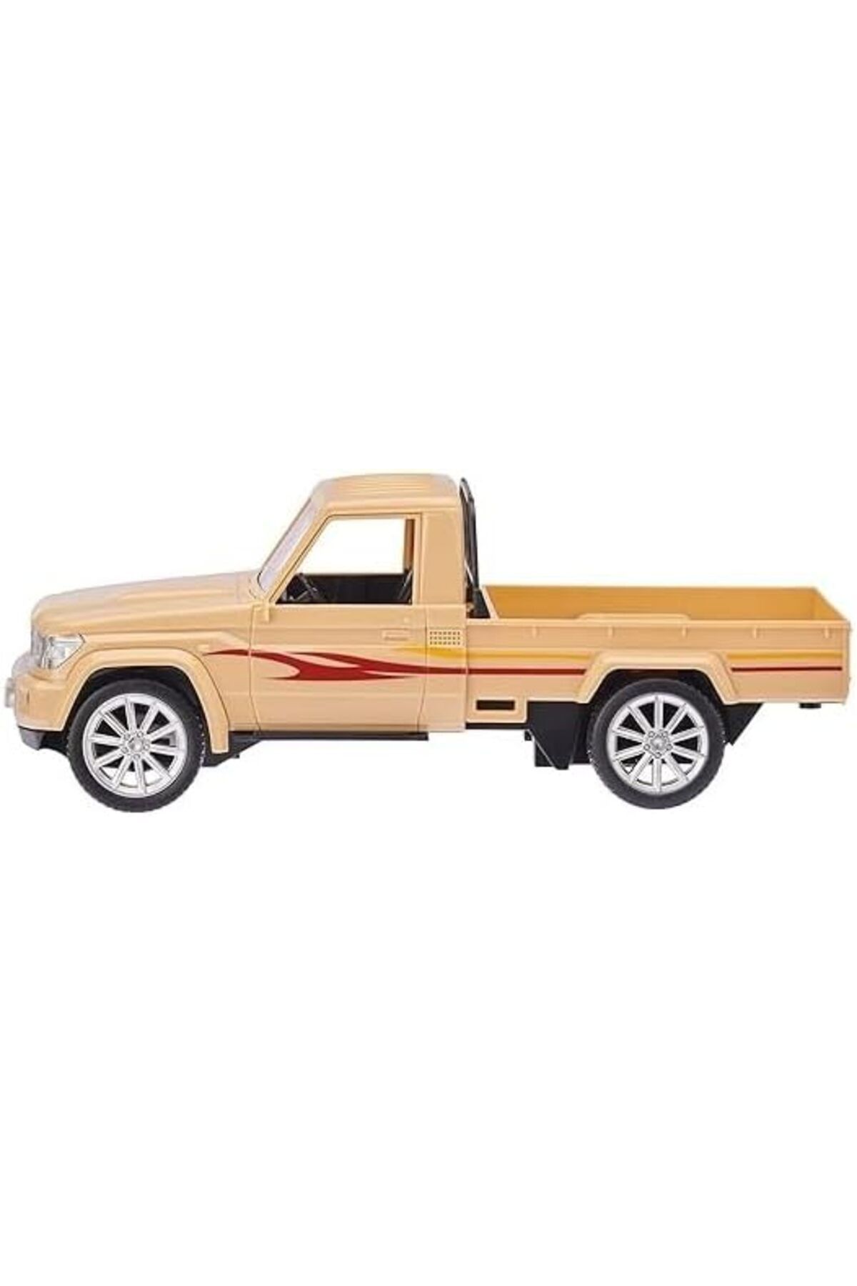 Generic-Mini Pickup Toy Car with Pull Back Action and Front Door Opening Durable Realistic Open Truck Design 5