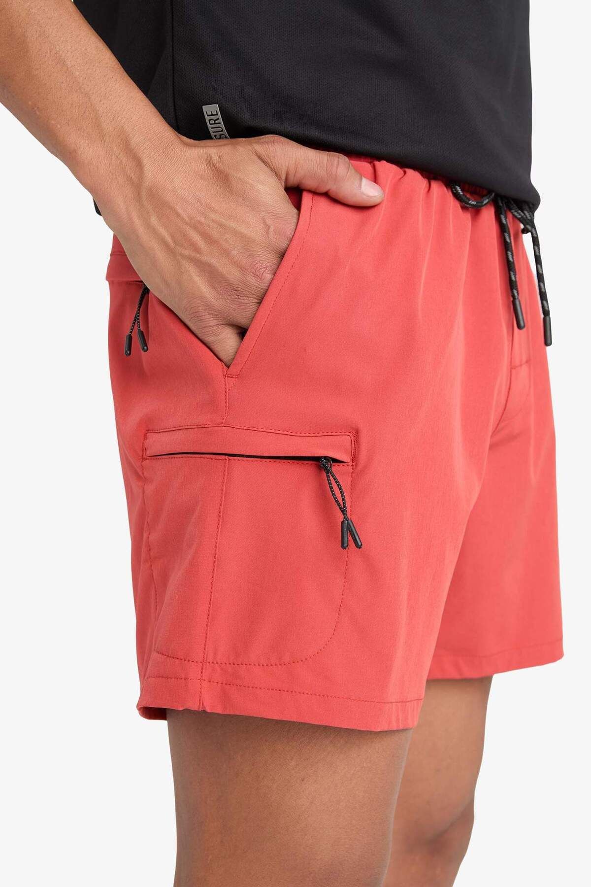 DeFacto-Defactofit Printed Flexible Textured Short Length Sportsman Swim Shorts C5138Ax25Hs 5