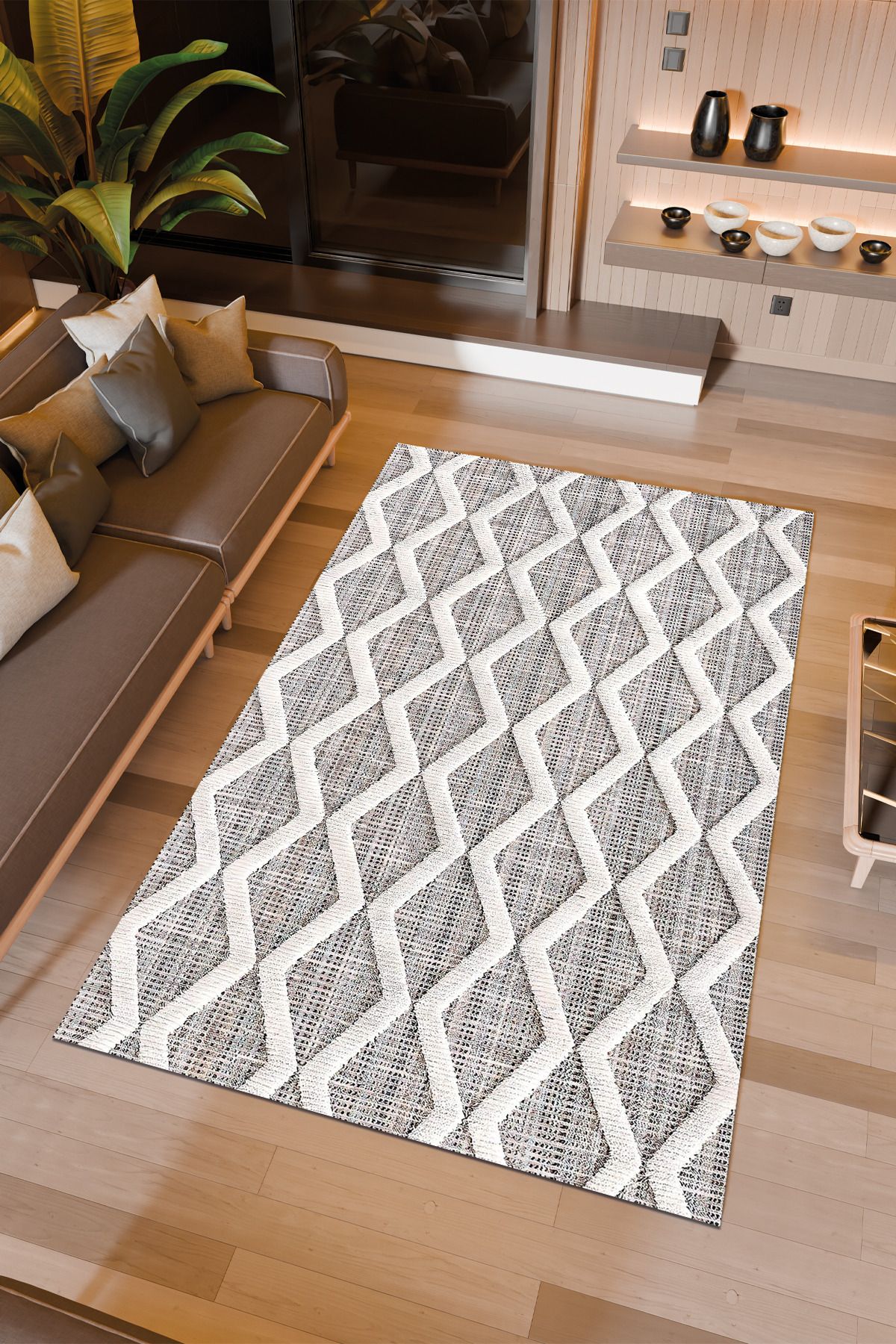 Halıcıoğlu home Dijital Baskı Makinede Yıkanabilir Kaymaz Taban Salon Halısı Yatak Odası Halısı & Yolluk Modelleri