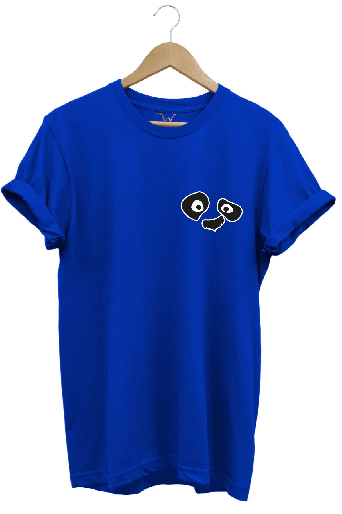 onsrawear Unisex Panda Yüksek Baskı Kaliteli %100 Pamuk Basic T-shirt