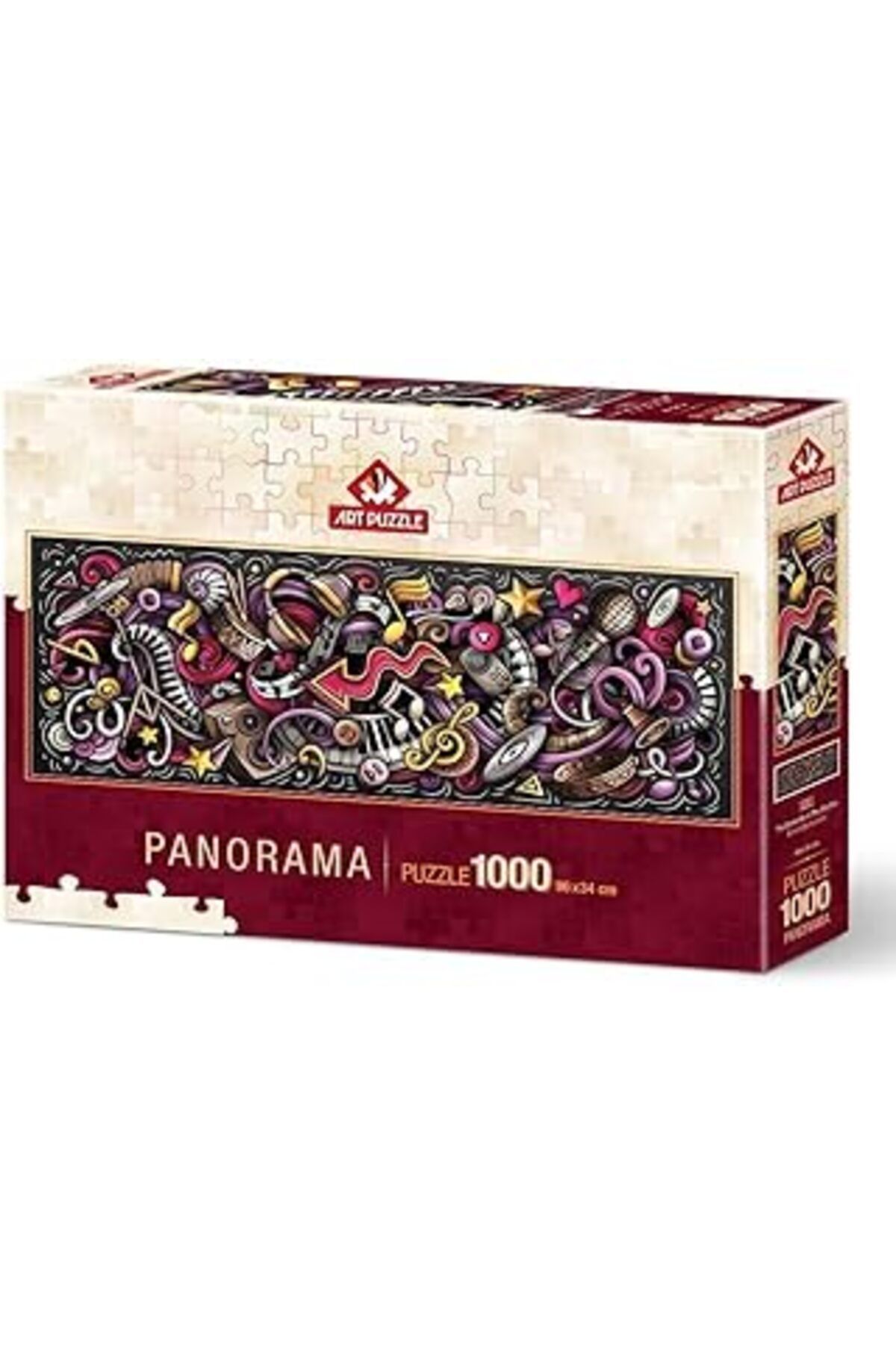 Hepta Collection Art Puzzle Ritmin Elementleri 1000 Parça Panorama Puzzle