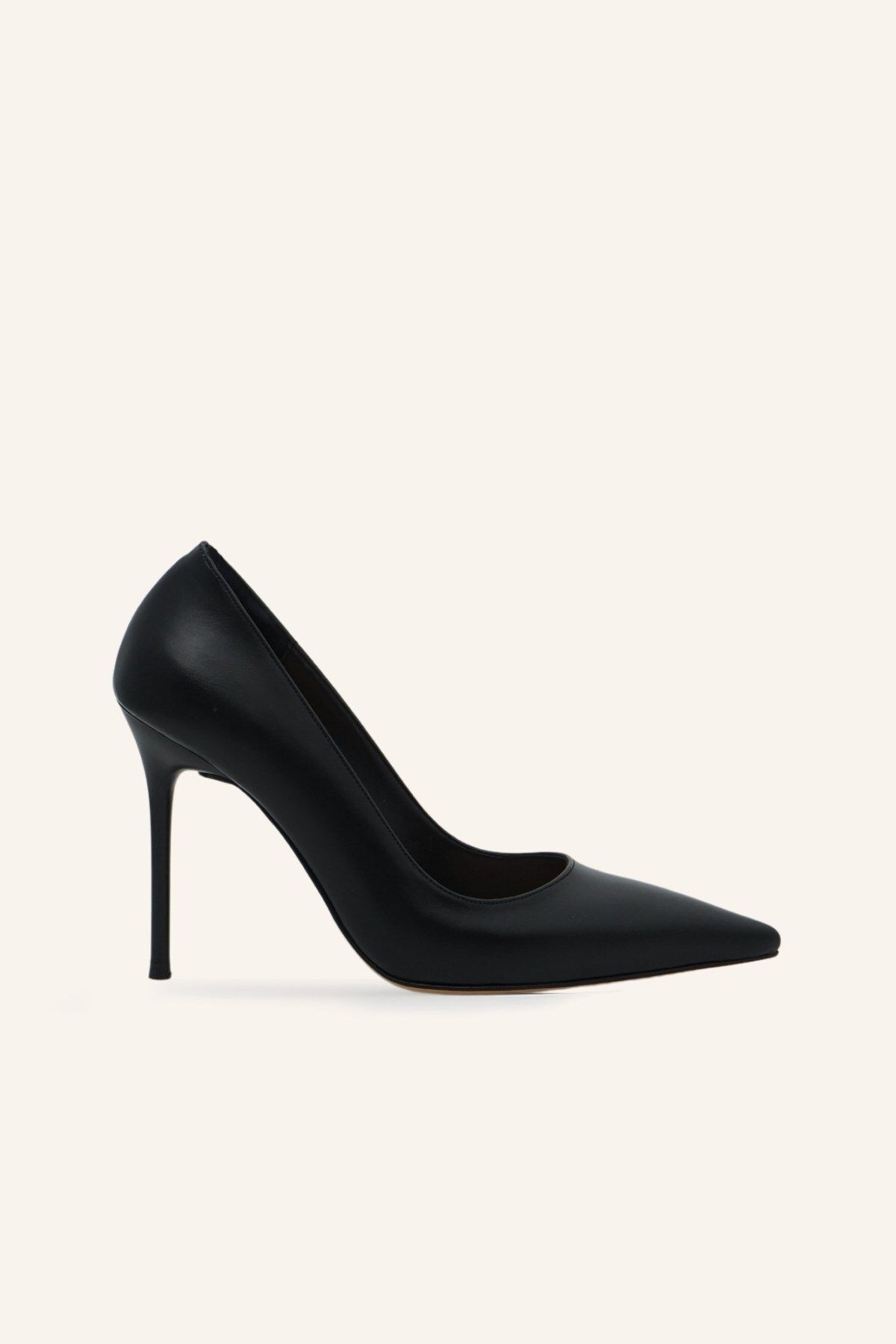 MARCATELLI Siyah Topuklu Stiletto Ayakkabı