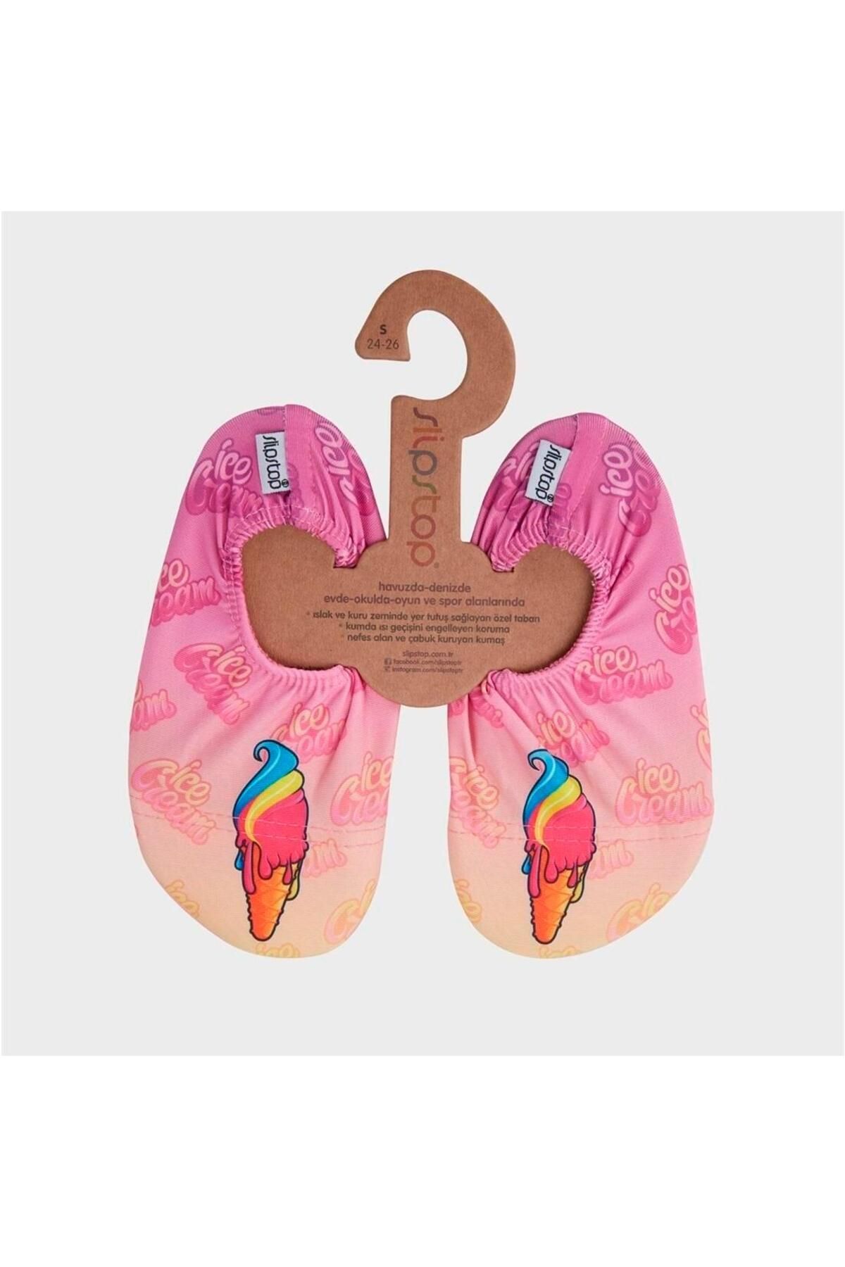 SLIPSTOP-Pantofi Roz Gelato pentru Piscina 1