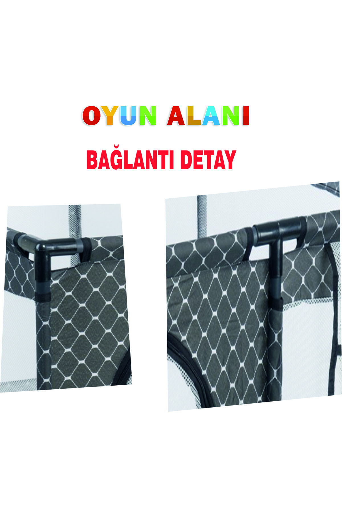 liabebek Icon KARE Koruyucu Bebek Ve Çocuk Oyun Alanı 120x120cm ANTRASİT fotoğrafı 4 (önizleme)