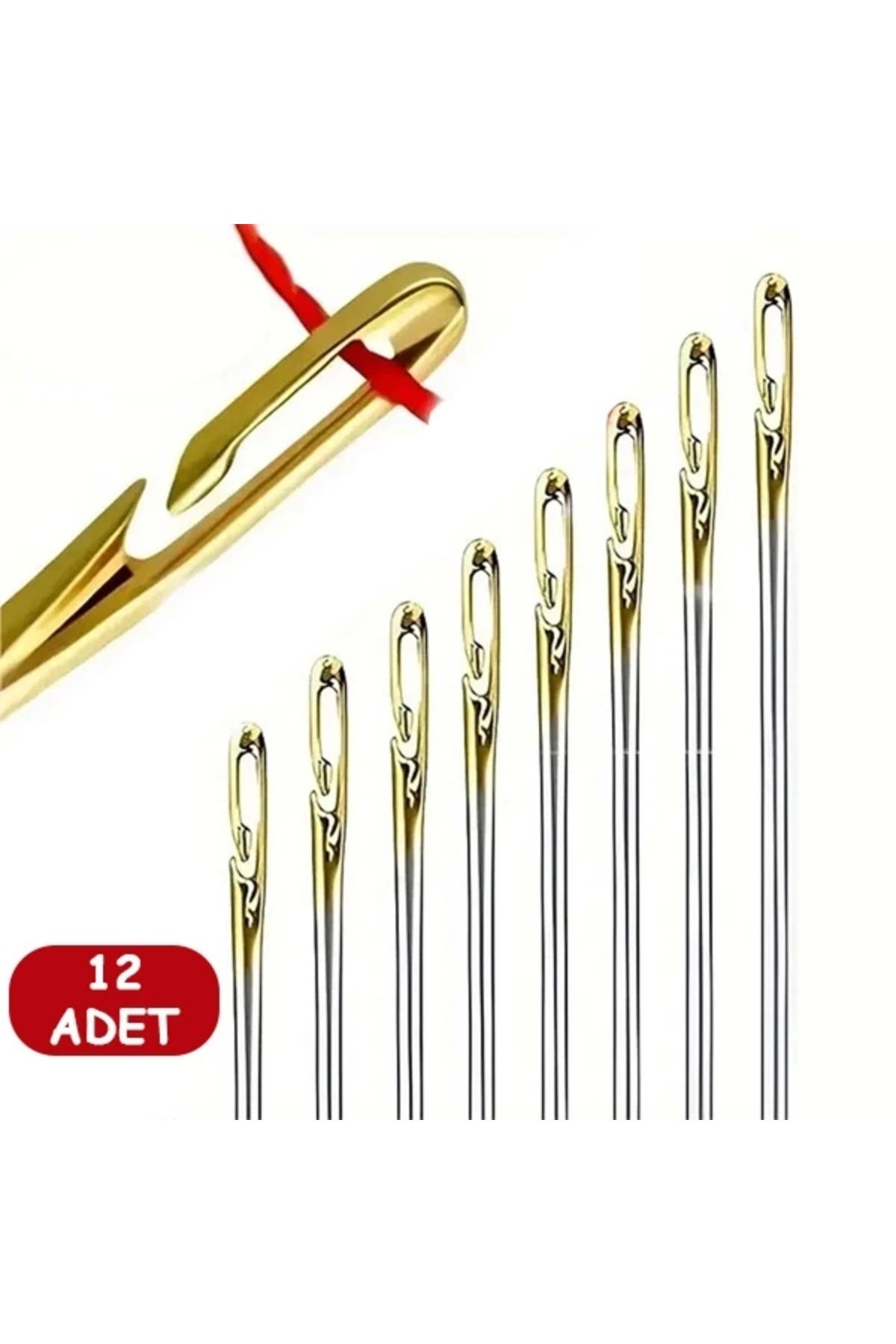 Yenimiyeni Kolay İplik Geçirilen İğne Seti 12 Adet