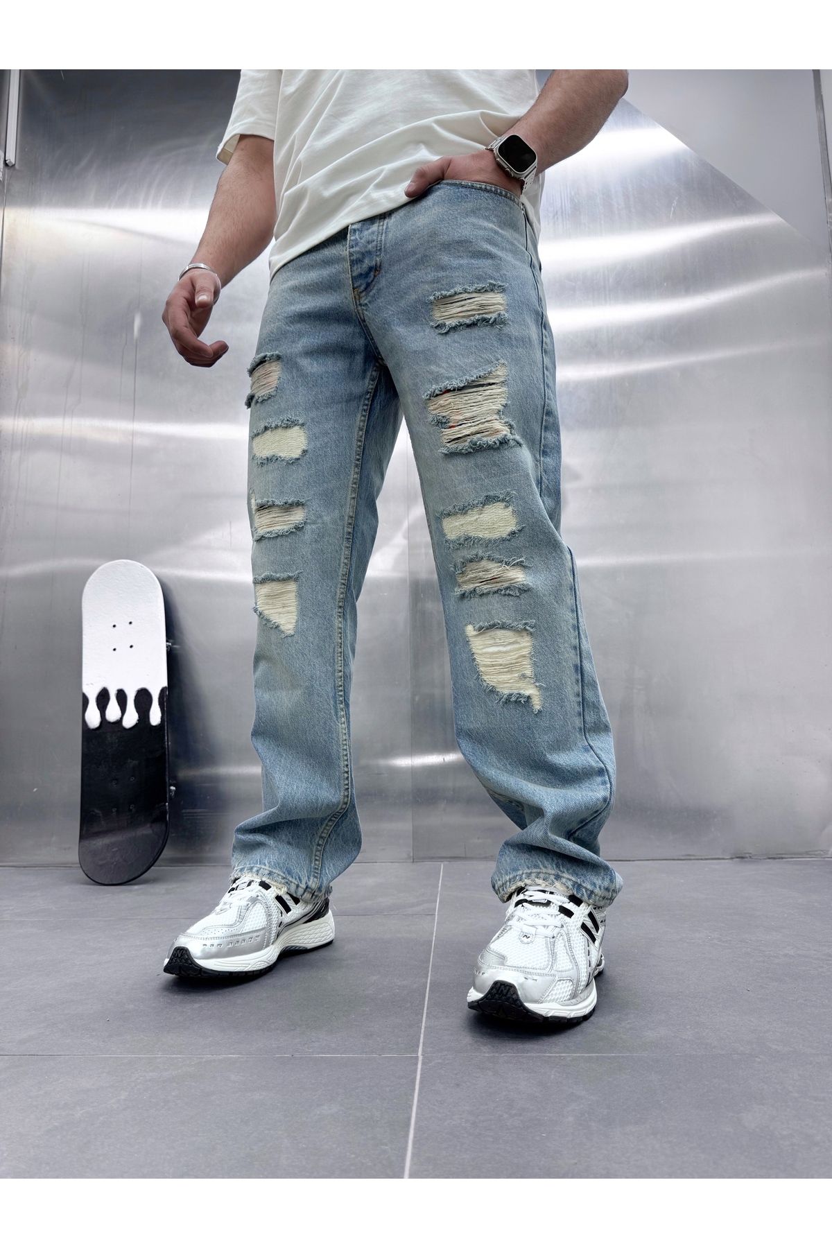 Deep Black Jeans YENİ SEZON ERKEK BAGGY PANTOLON