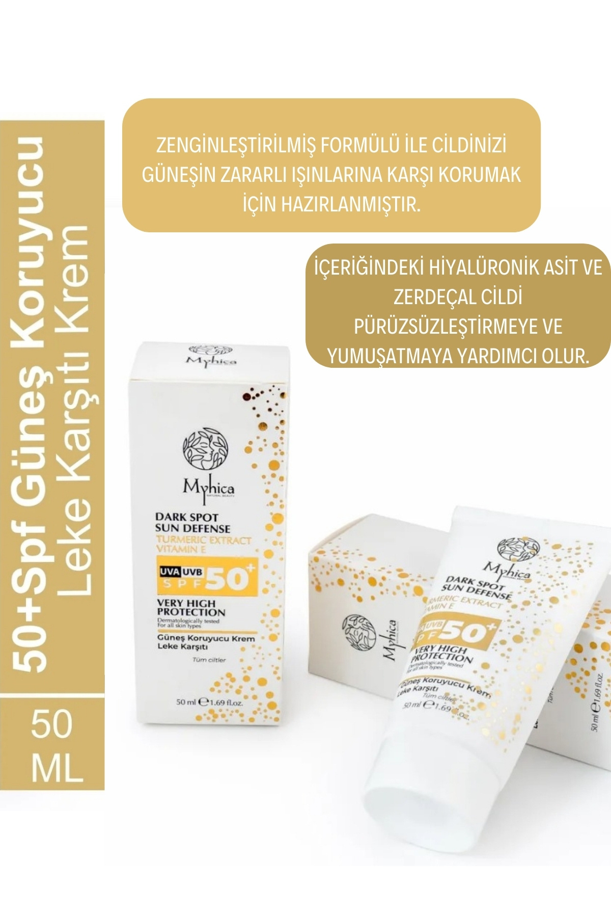 50 Spf Güneş Koruyucu Leke Karşıtı Krem — 8684255600035 — تصویر 2 از 5