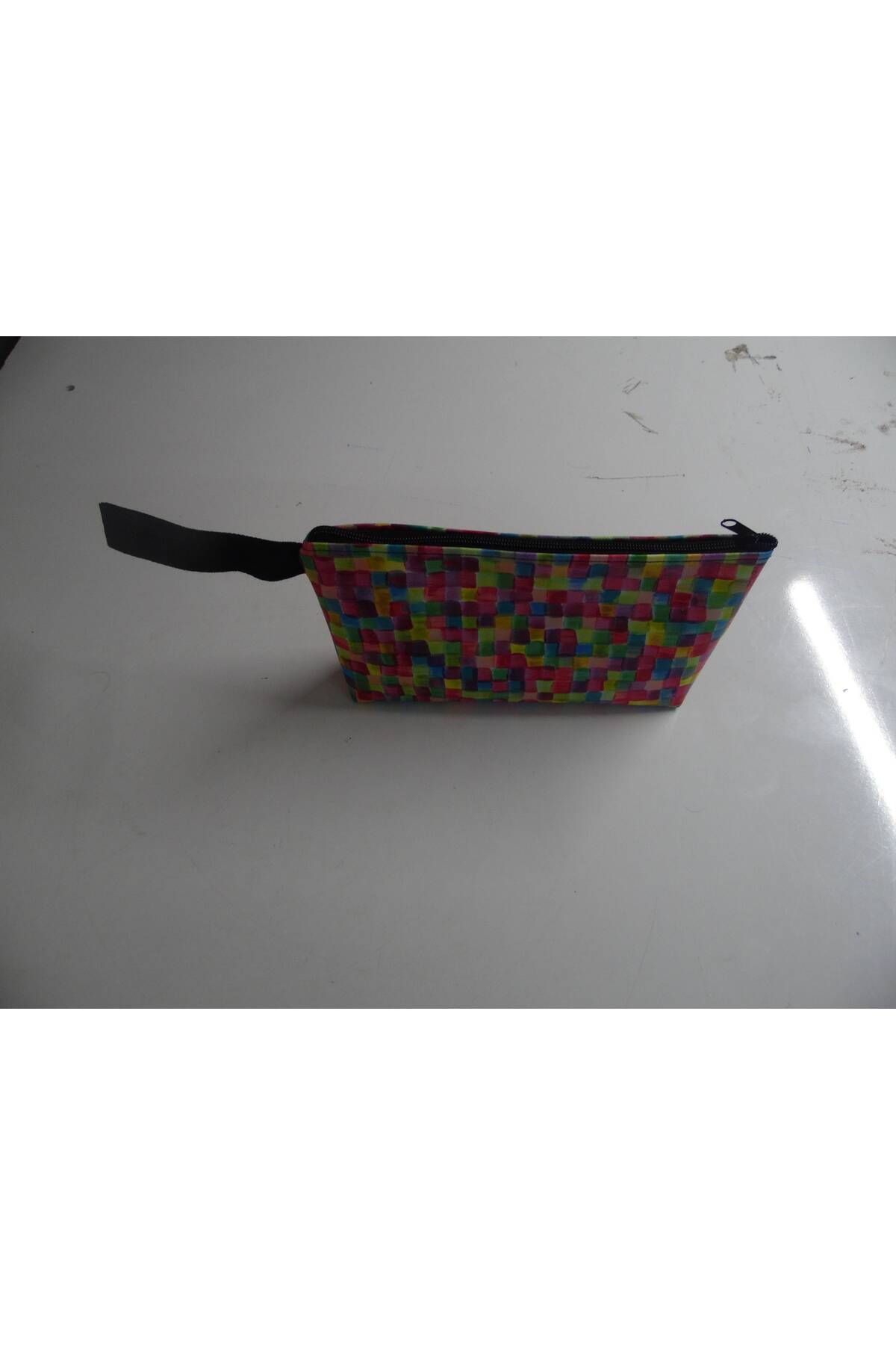 lordecollection FERMUARLI KADIN CLUTCH MAKYAJ EL ÇANTA CÜZDAN 15x26x4cm LEOPAR DESENLİ