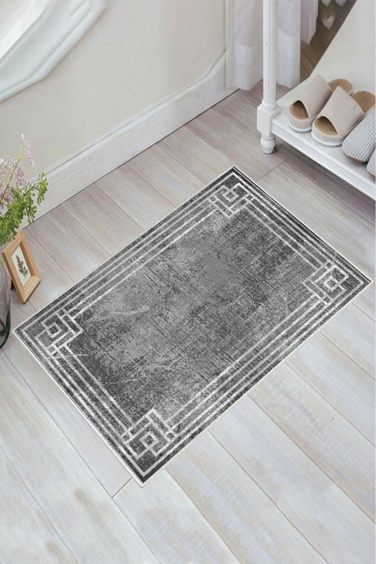 nova century Kaymaz Taban Yıkanabilir Banyo Paspası - Nova Bath Desenli 50*80 Cm