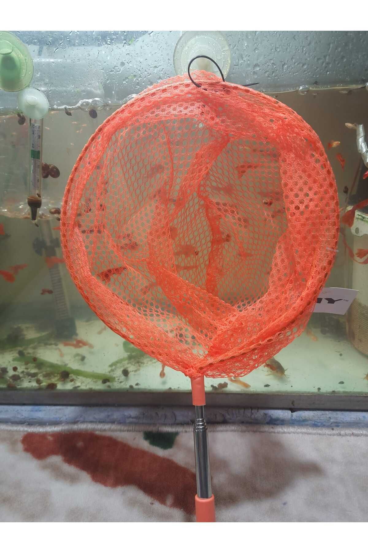 senbio akvaryum balık kepçesi (PEMBE RENK) kelebek böçek muhabet kuşu yakalama kepçesi