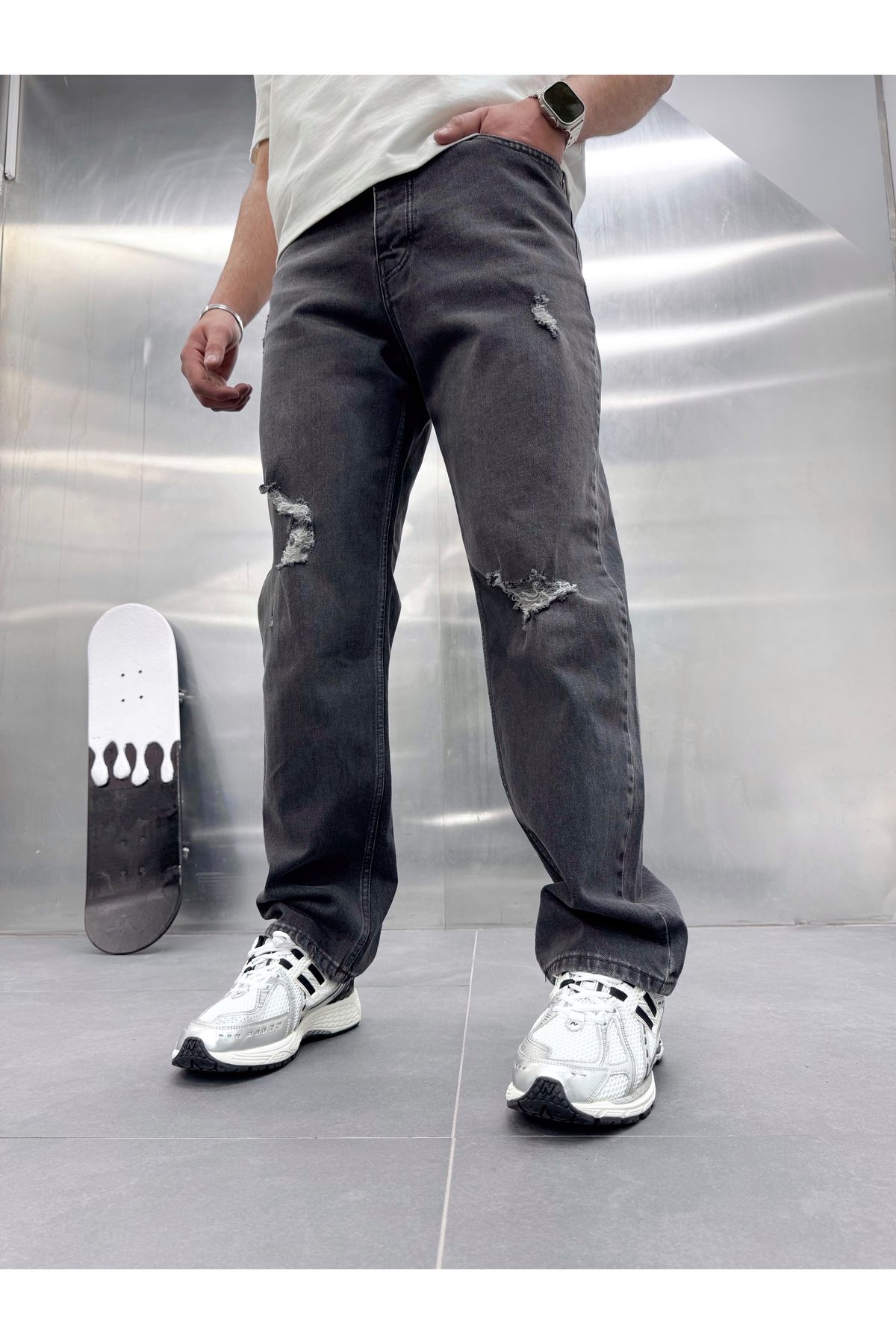 Deep Black Jeans YENİ SEZON ERKEK BAGGY PANTOLON
