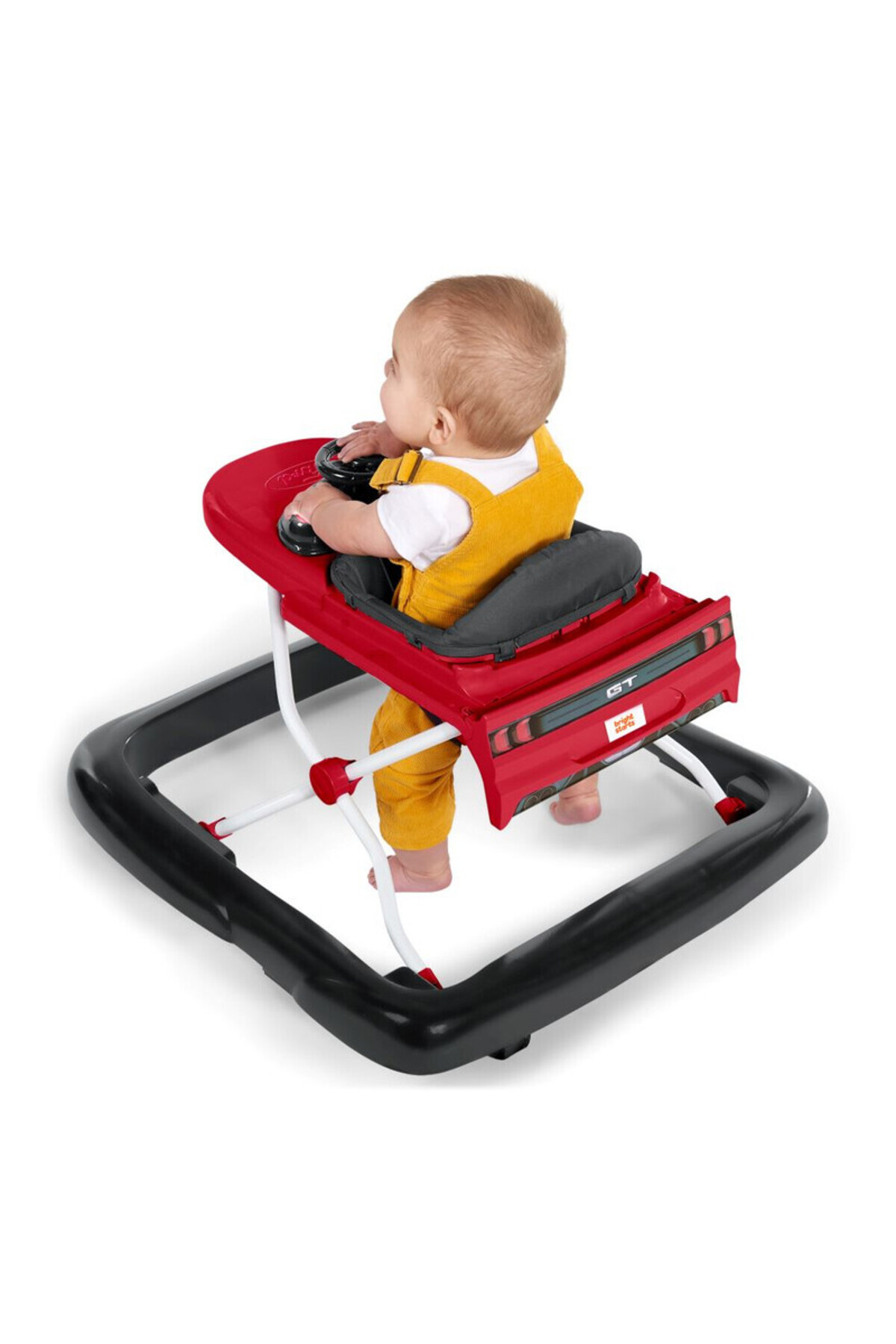 Bright Starts-Ford Mustang Walker – 4-in-1 Red Baby Walker with Lights & Sounds, 6–24 Months 4