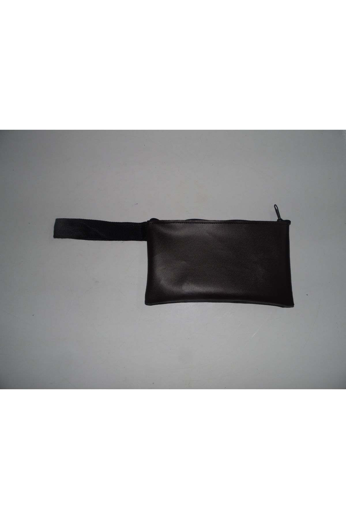 lordecollection FERMUARLI KADIN CLUTCH MAKYAJ EL ÇANTA CÜZDAN 12x20cm KAHVERENGİ RENK