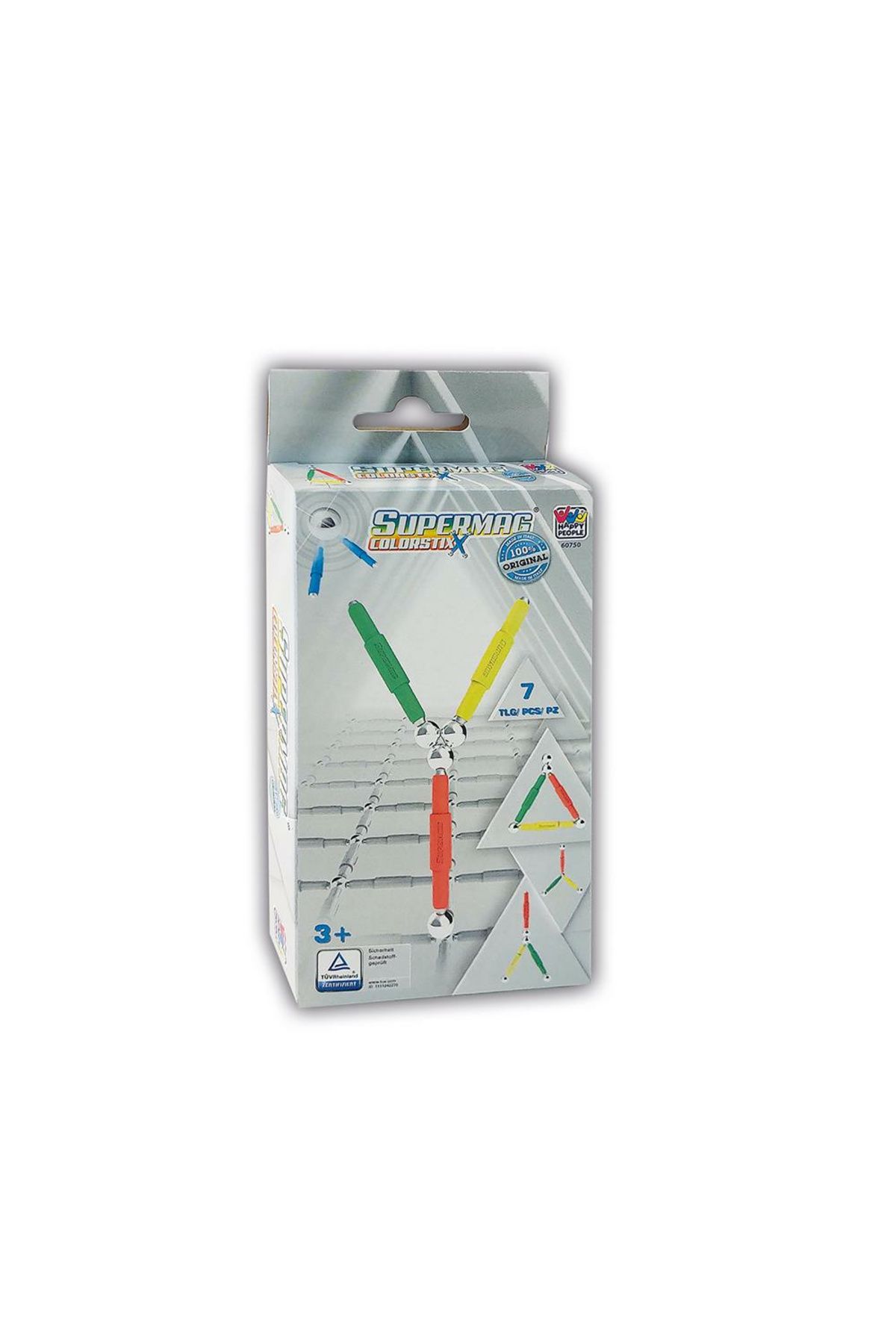 Supermag Set Jucarii Magnetice Pentru Constructii, 3+ Ani, 7 Piese, Supermag - One Size