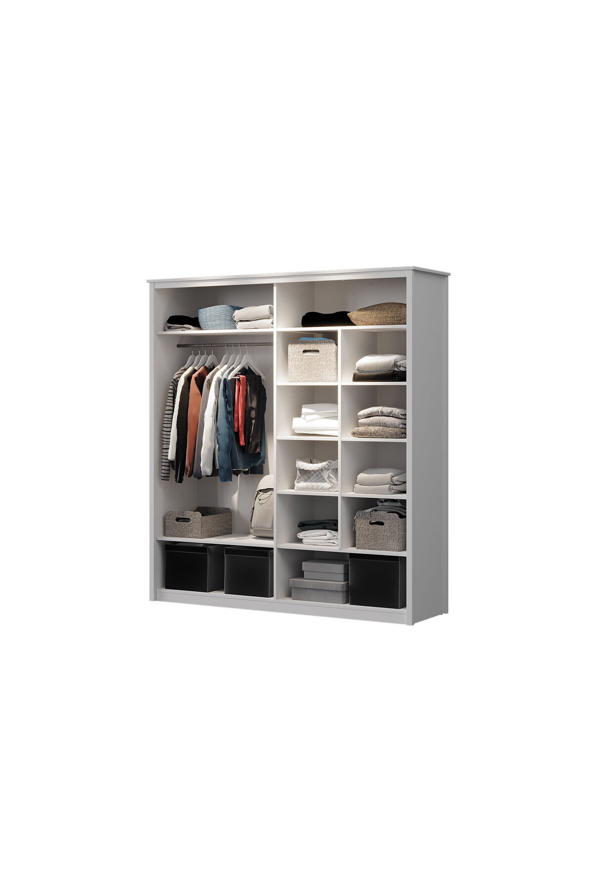 Almila Sento Moon 4 Kapaklı Dolap fotoğrafı 7 (önizleme)